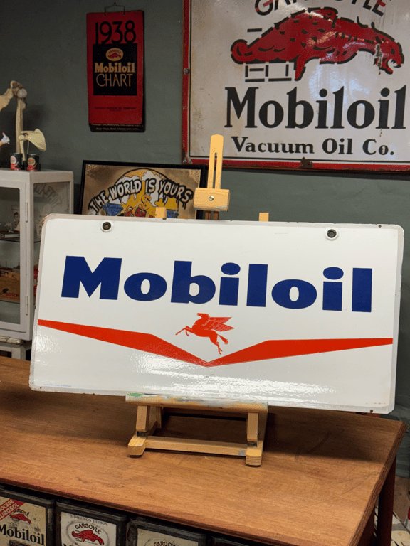 Mobiloil Emaljeskilt