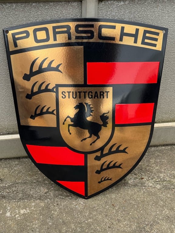 Porsche Emaljen - Gold edt.
