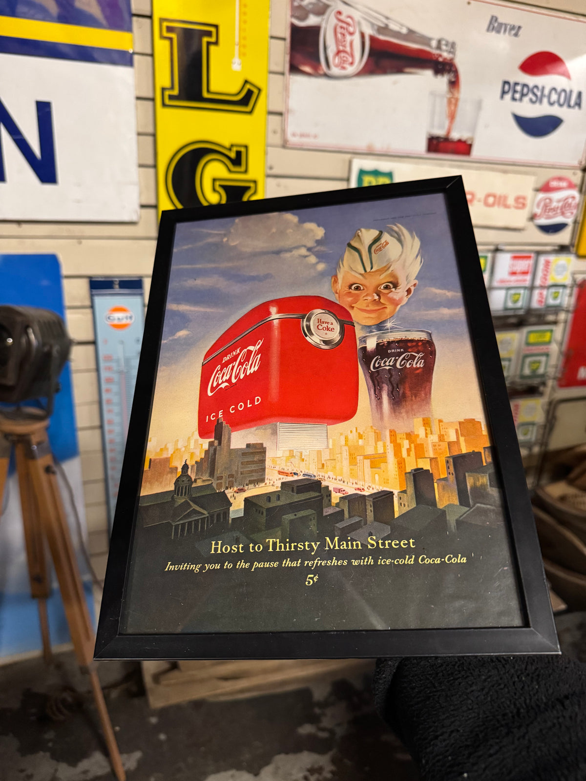 Coca Cola reklame 1950