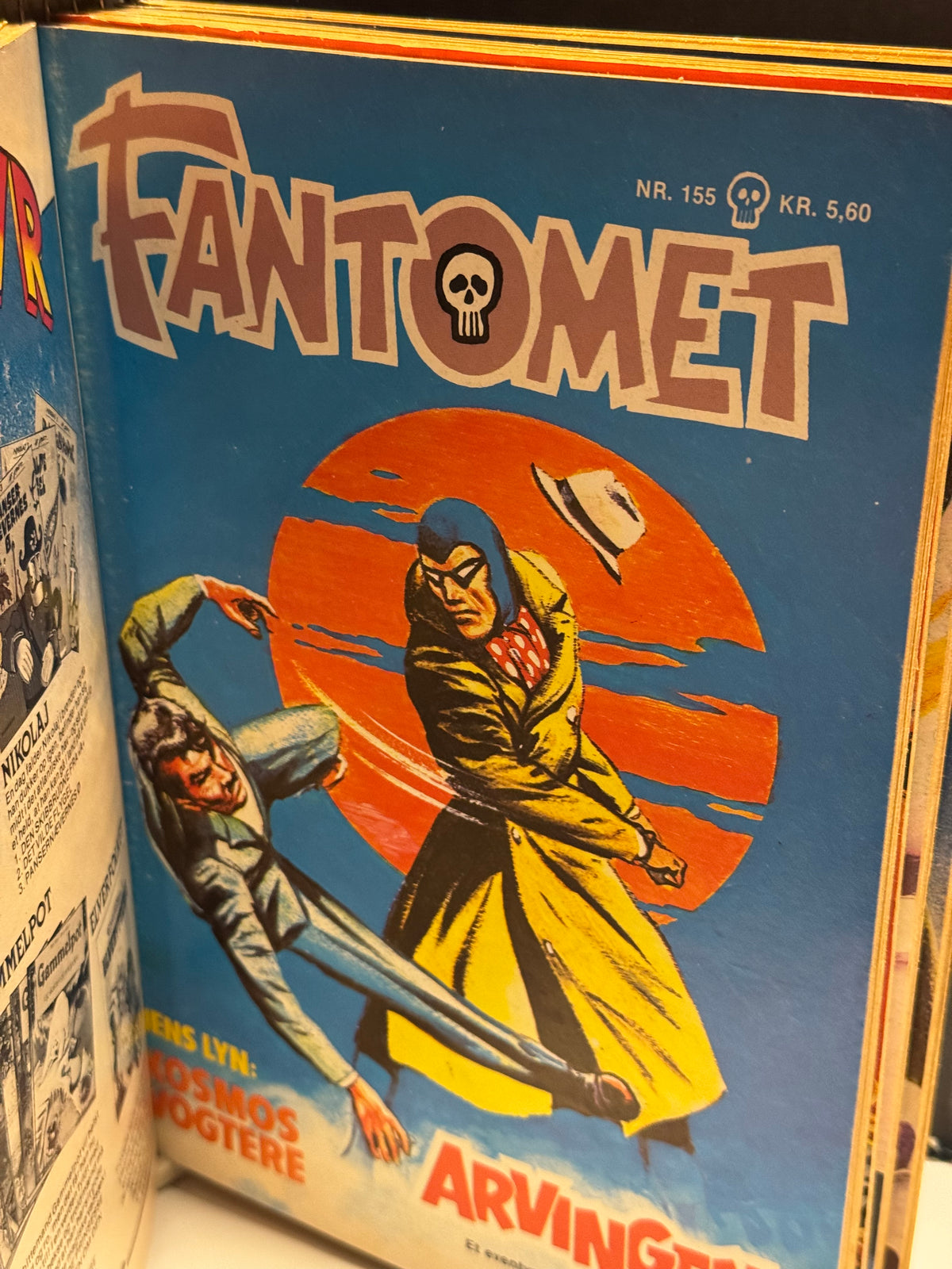Fantomet samlemappe. Nr. 147-158 årgang 1980-1988