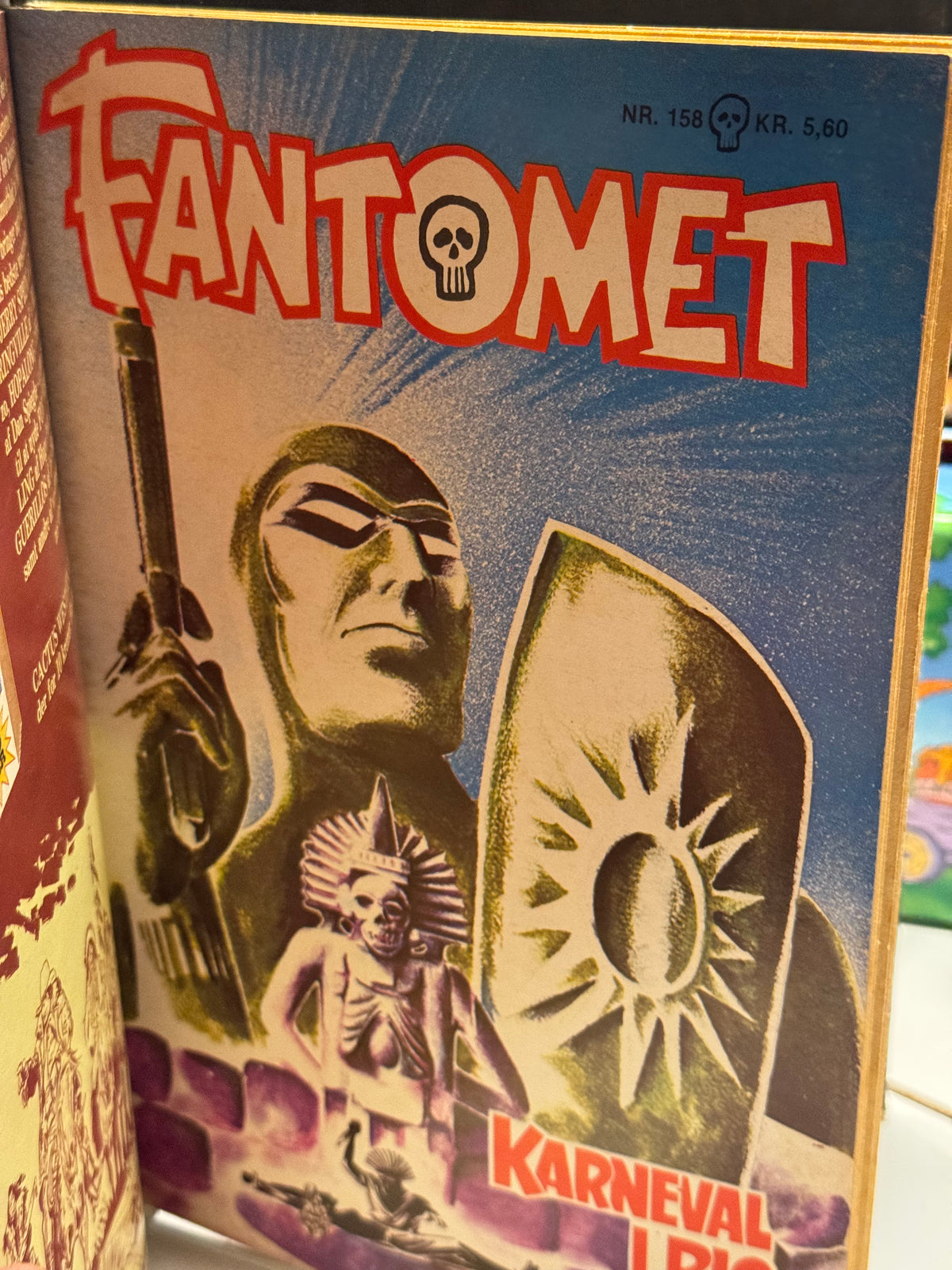 Fantomet samlemappe. Nr. 147-158 årgang 1980-1988