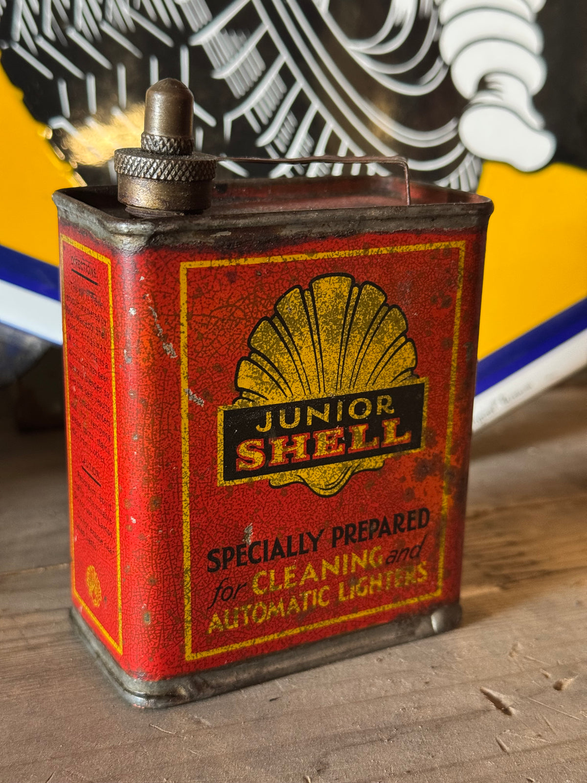 Shell Junior dåse 1930erne