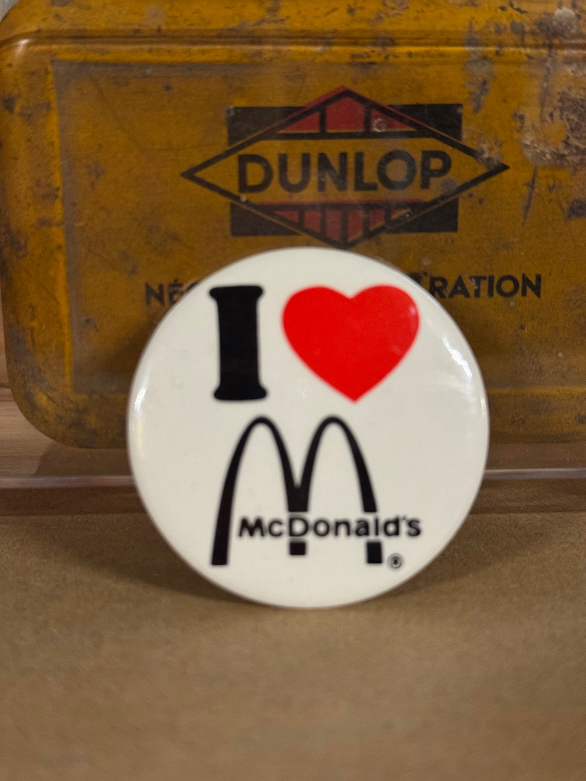 McDonalds badge