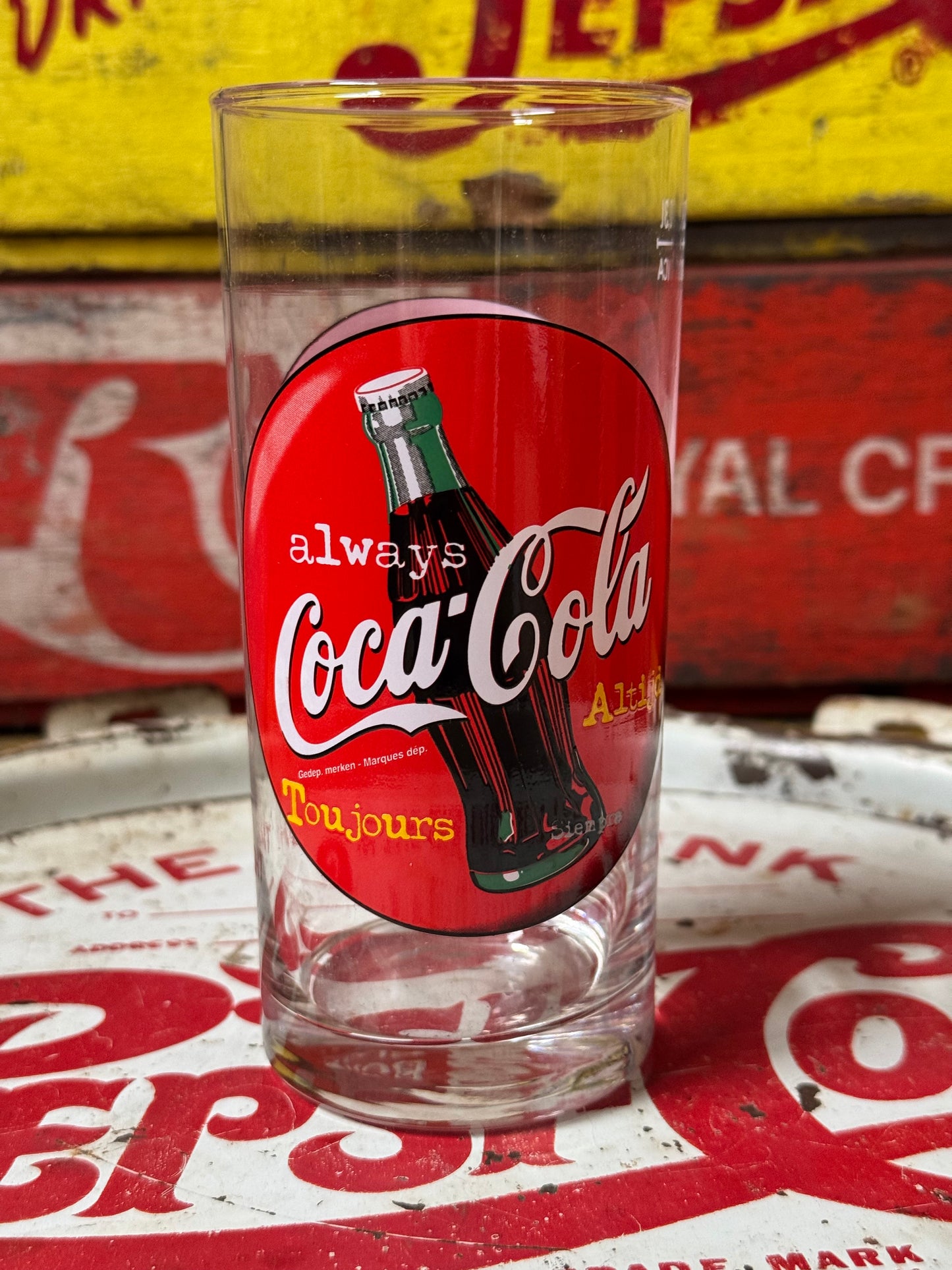 Coca Cola glas 1990erne
