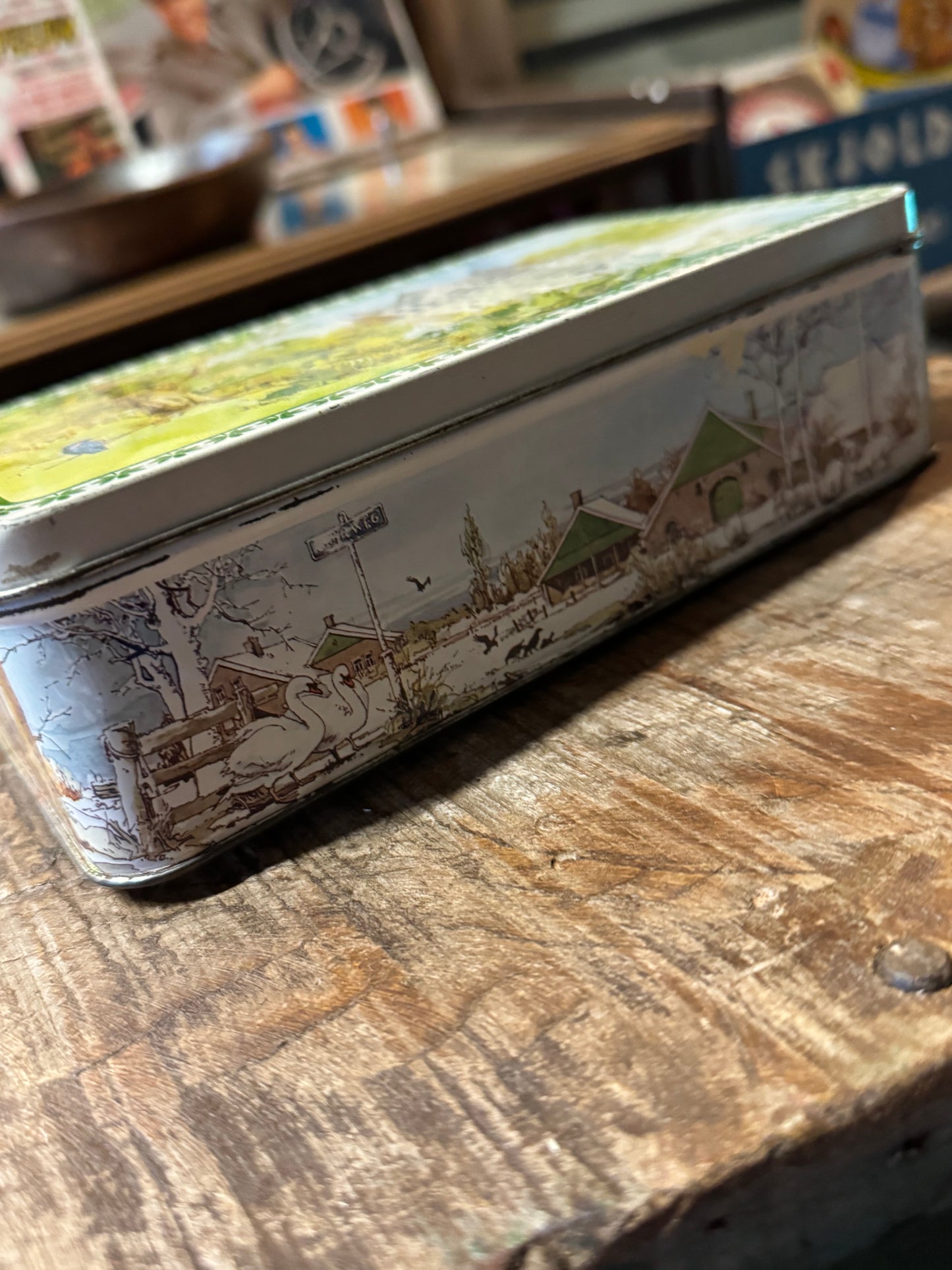 Svaner og isfugl dåse