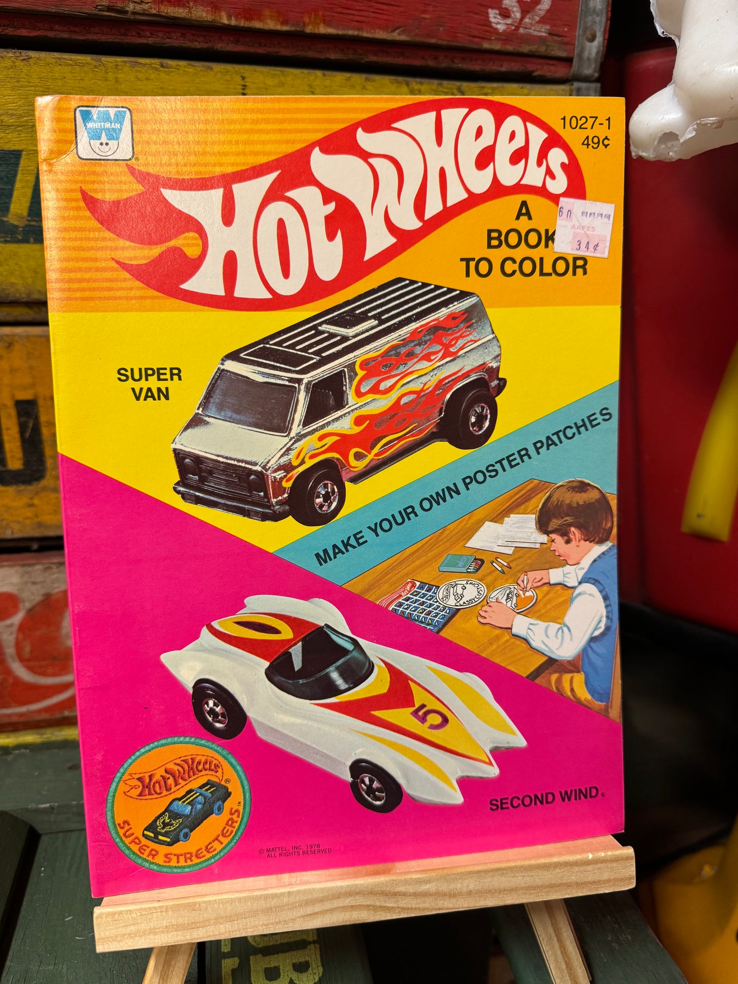 Hot wheels color book 1978