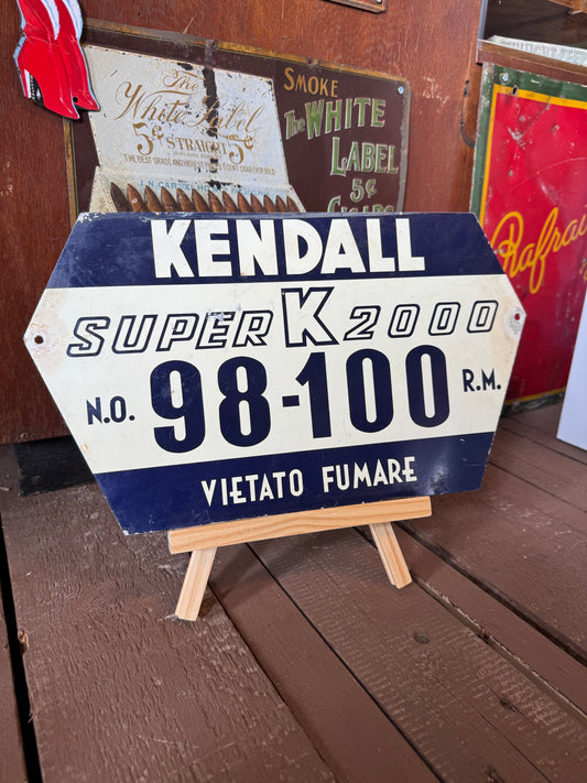 Kendall blikskilt