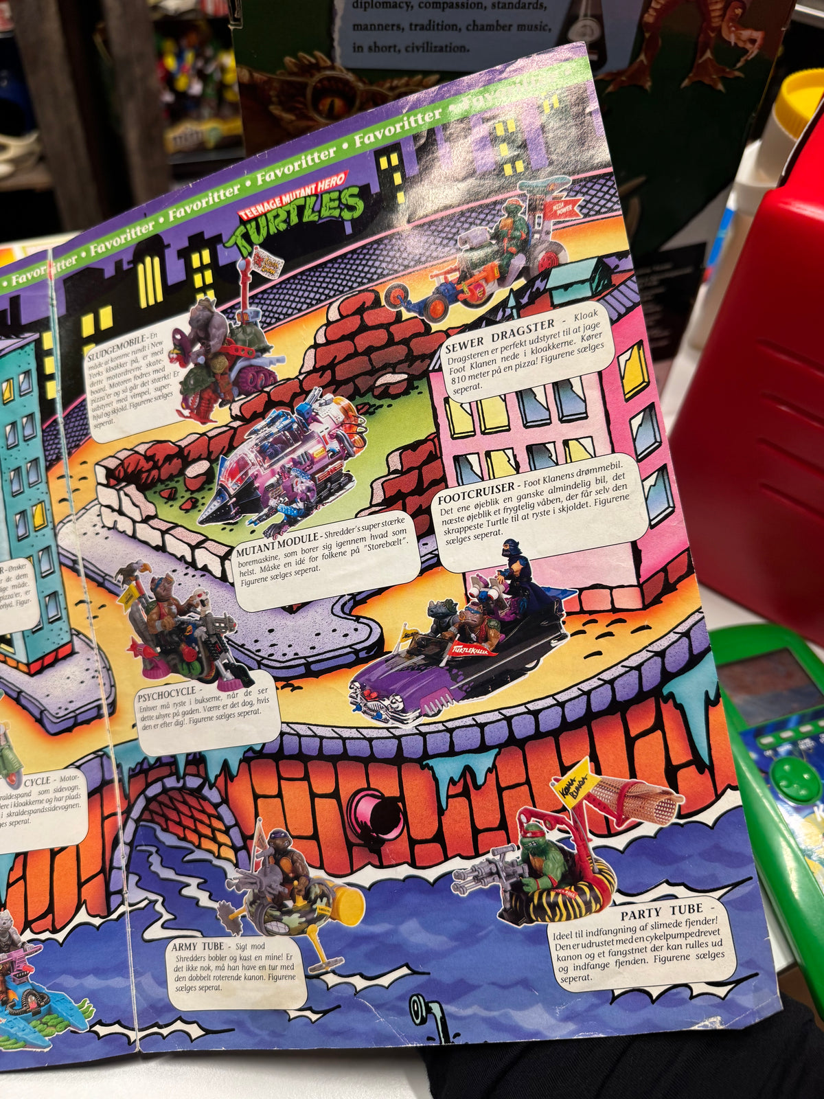 TMNT reklameblad Dansk