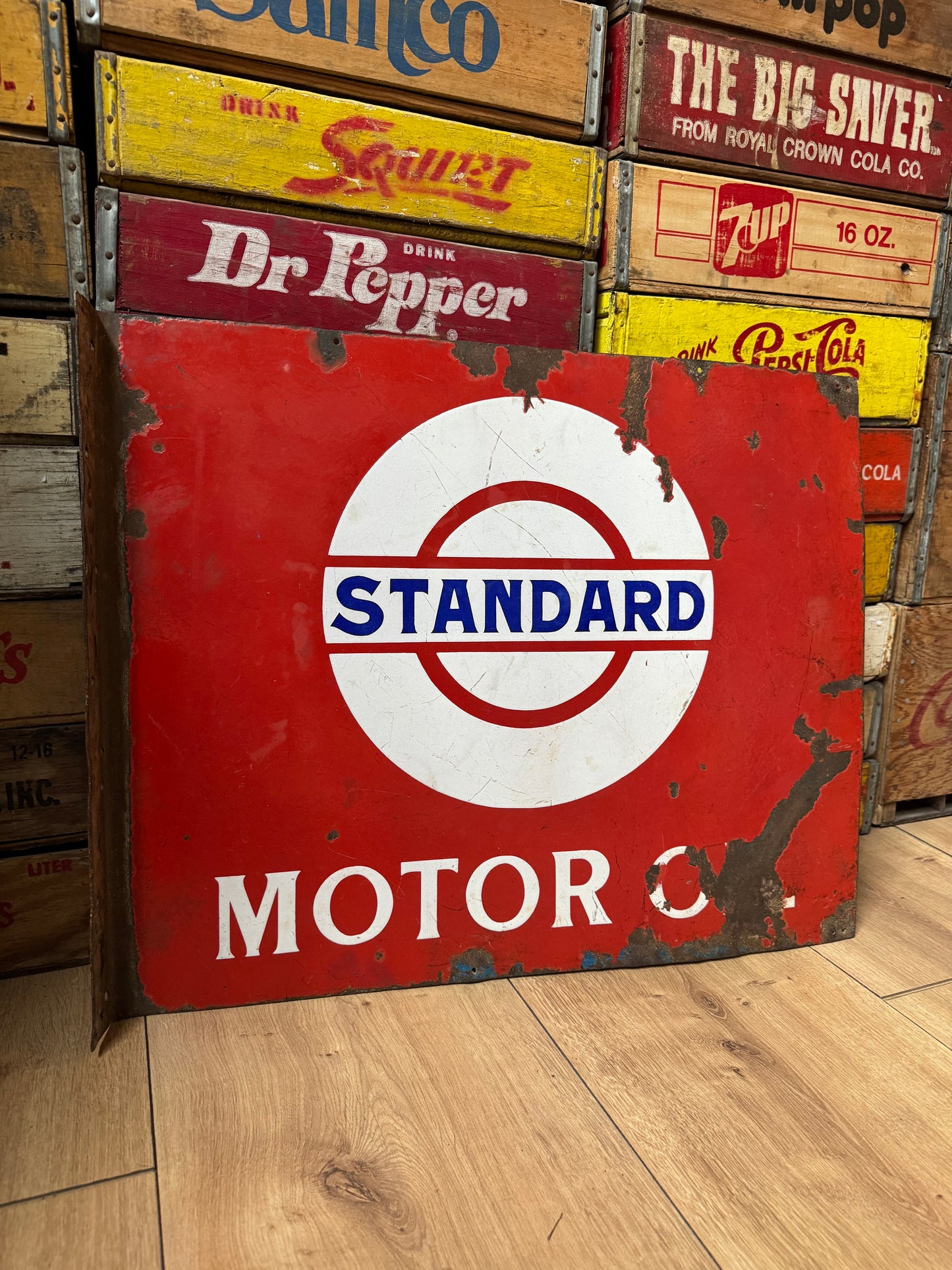 Standard Motor Oil Emaljeskilt