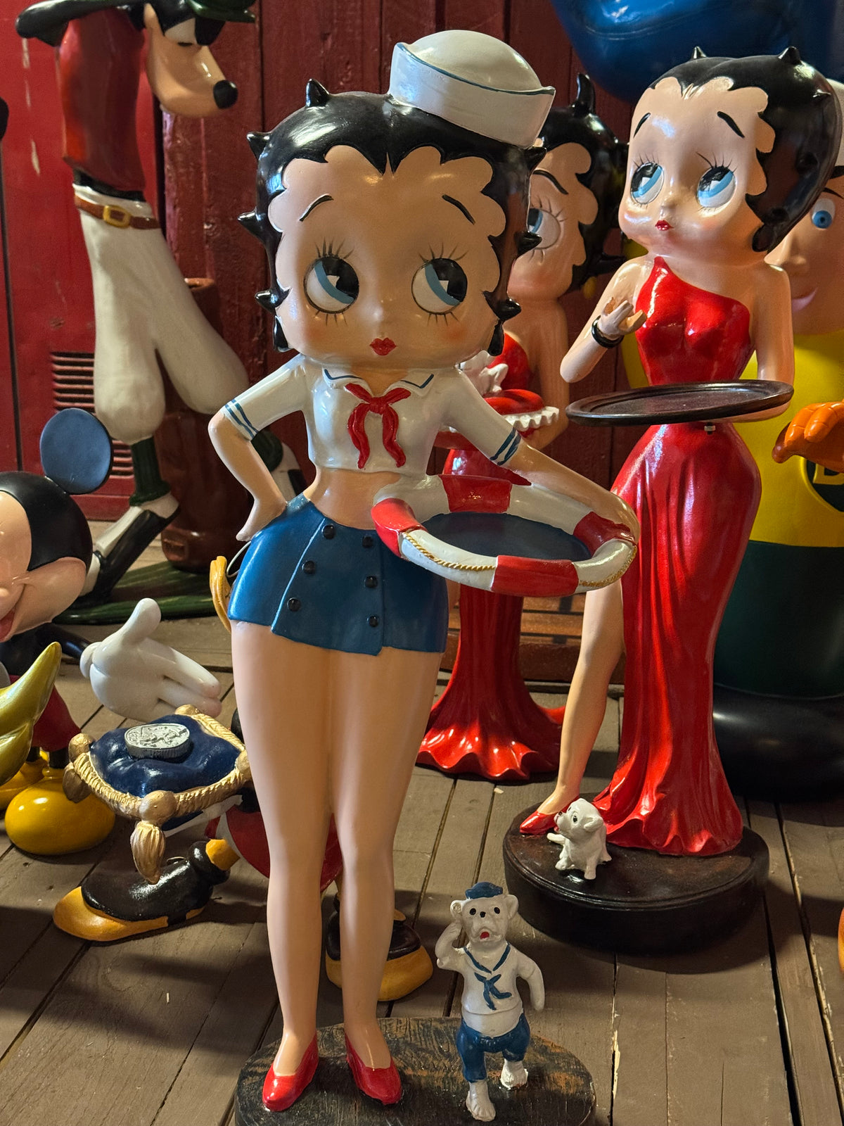 Betty Boop sailor med bakke
