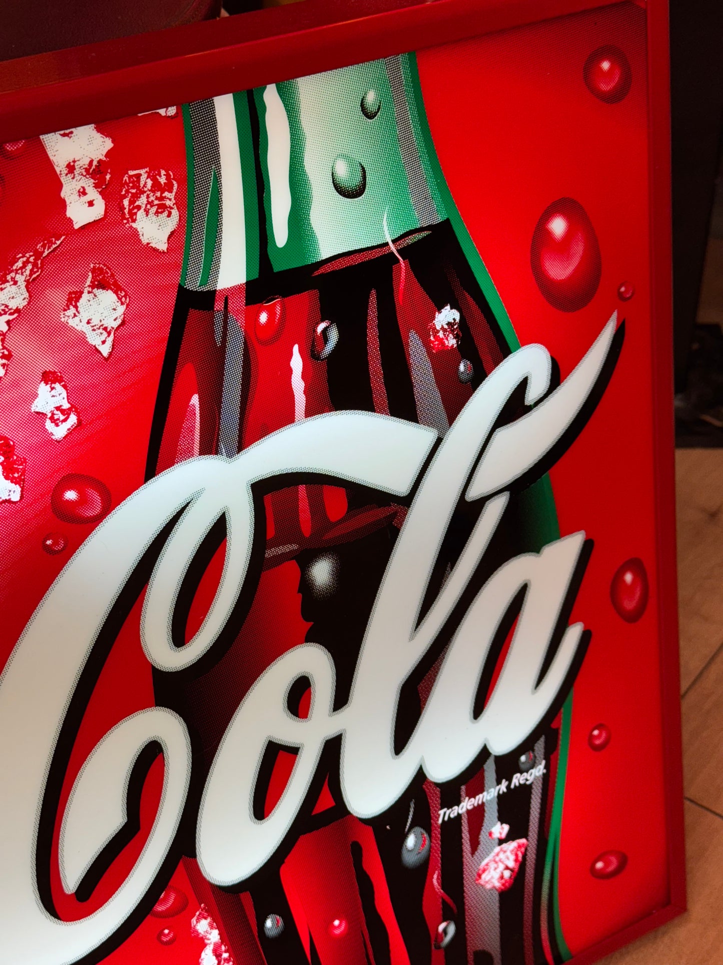 Coca Cola Lysskilt