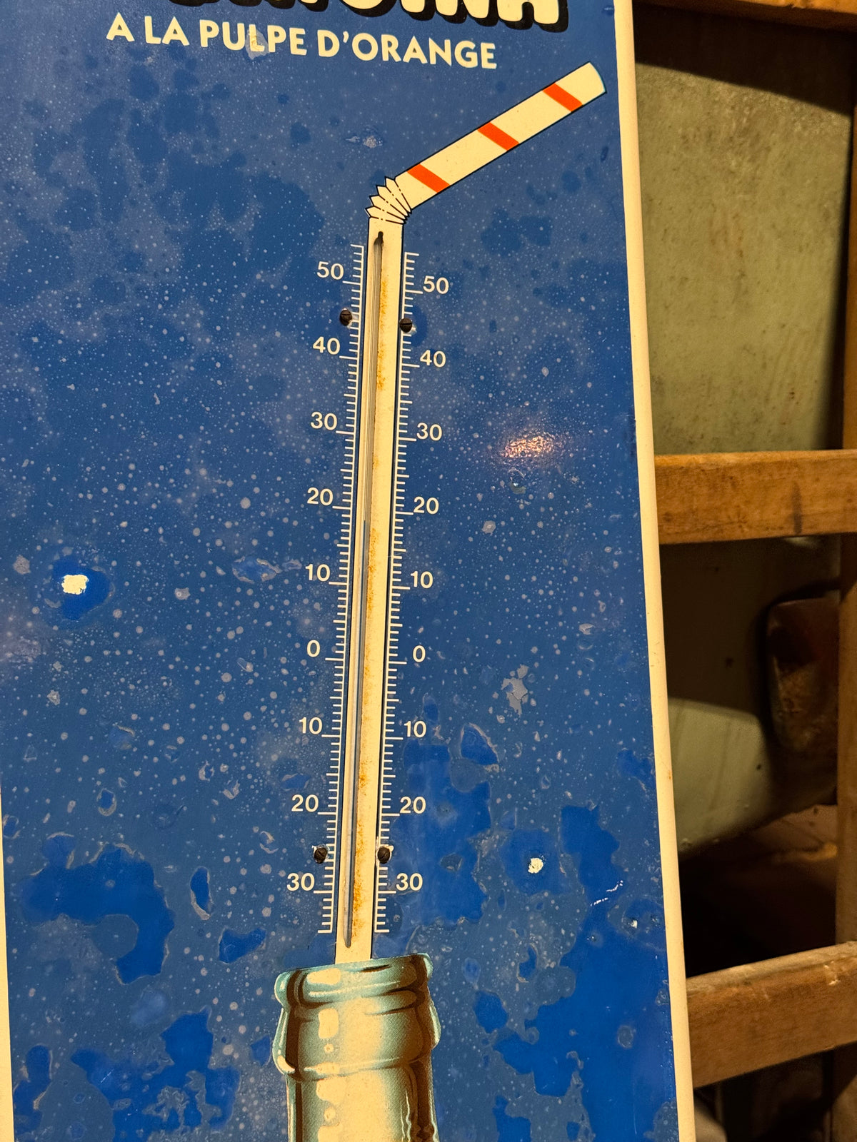 Orangina Termometer 1960/70erne