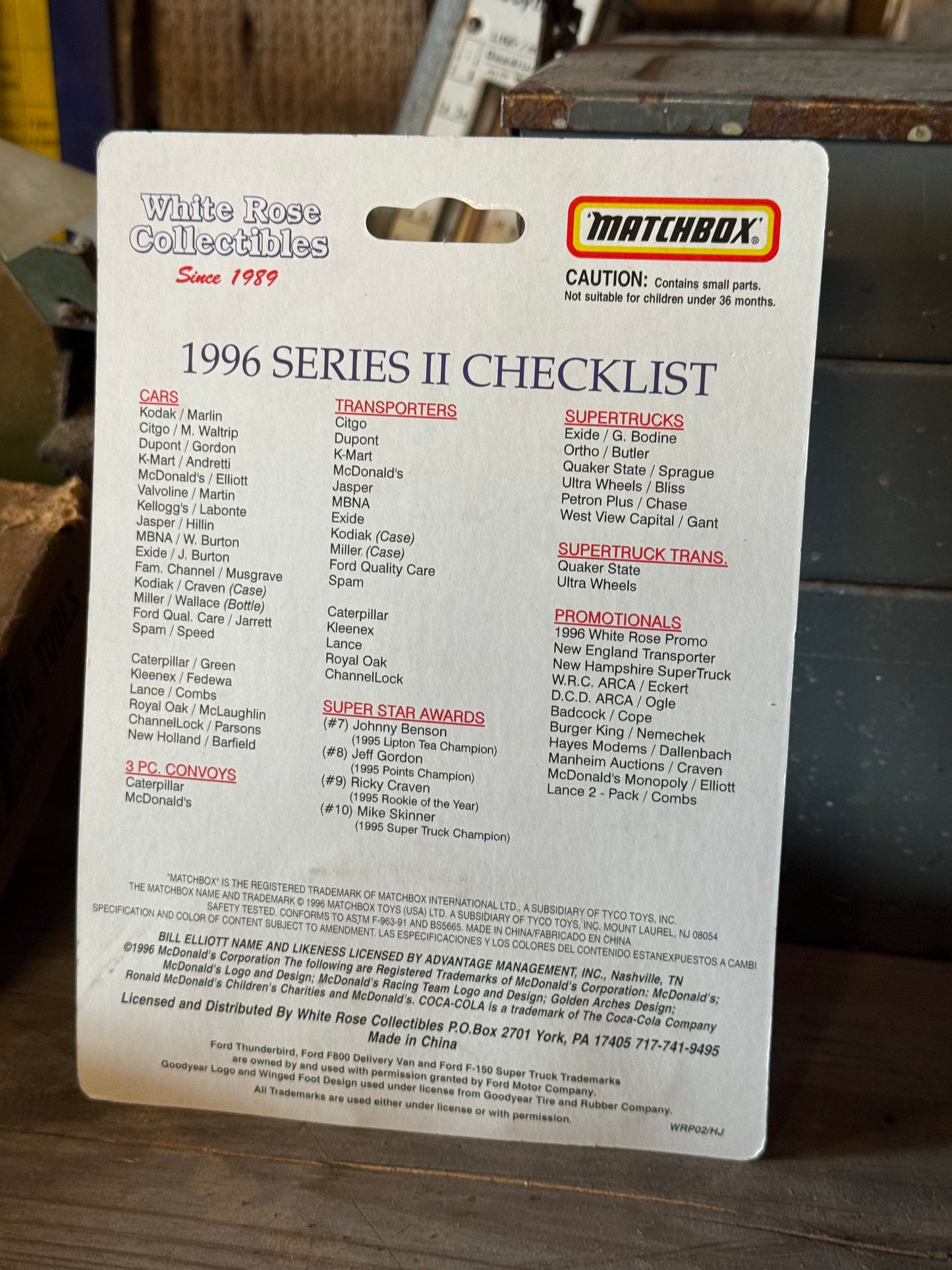McDonalds NASCAR 1996