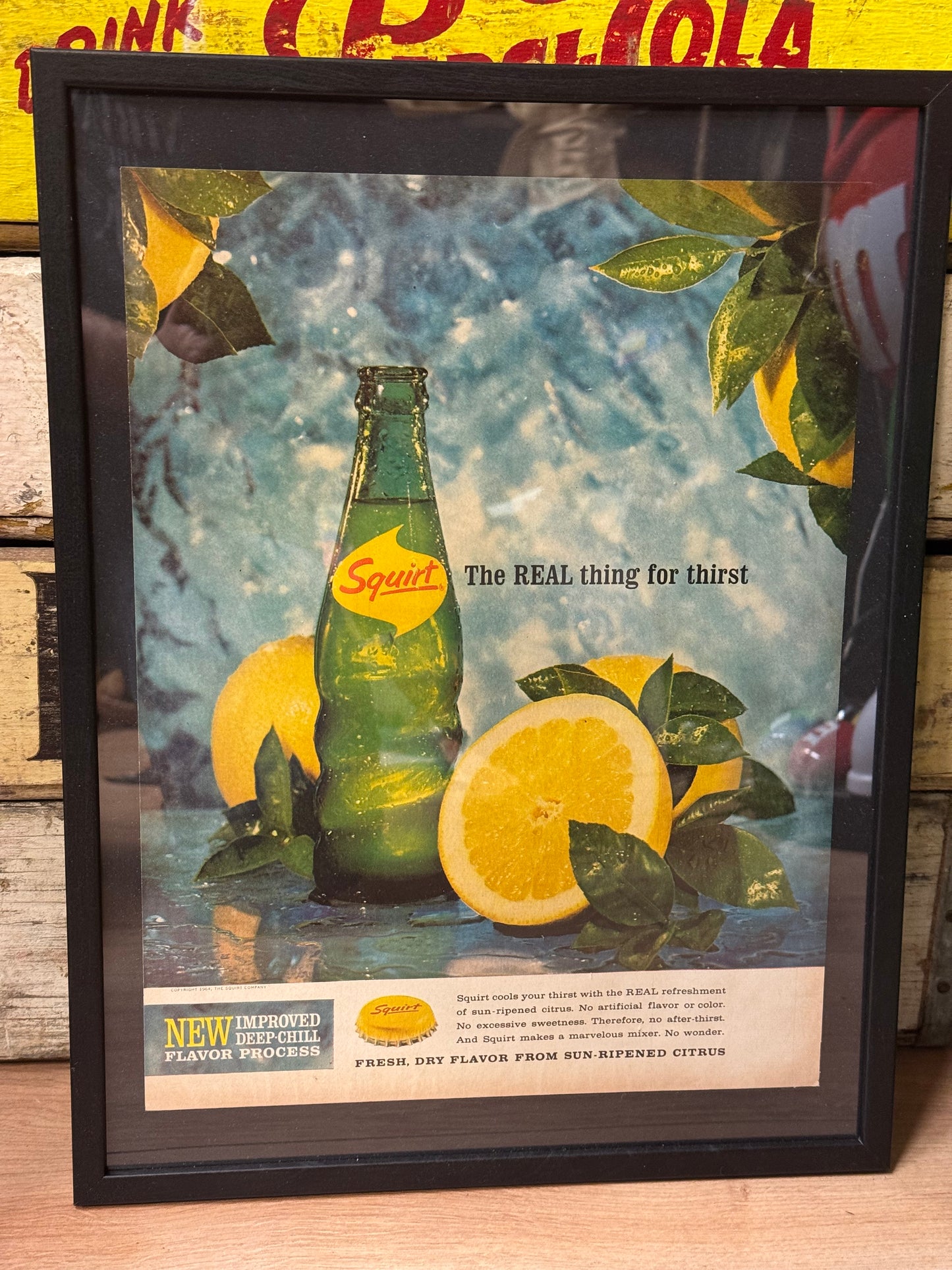 Squirt orange soda 1950