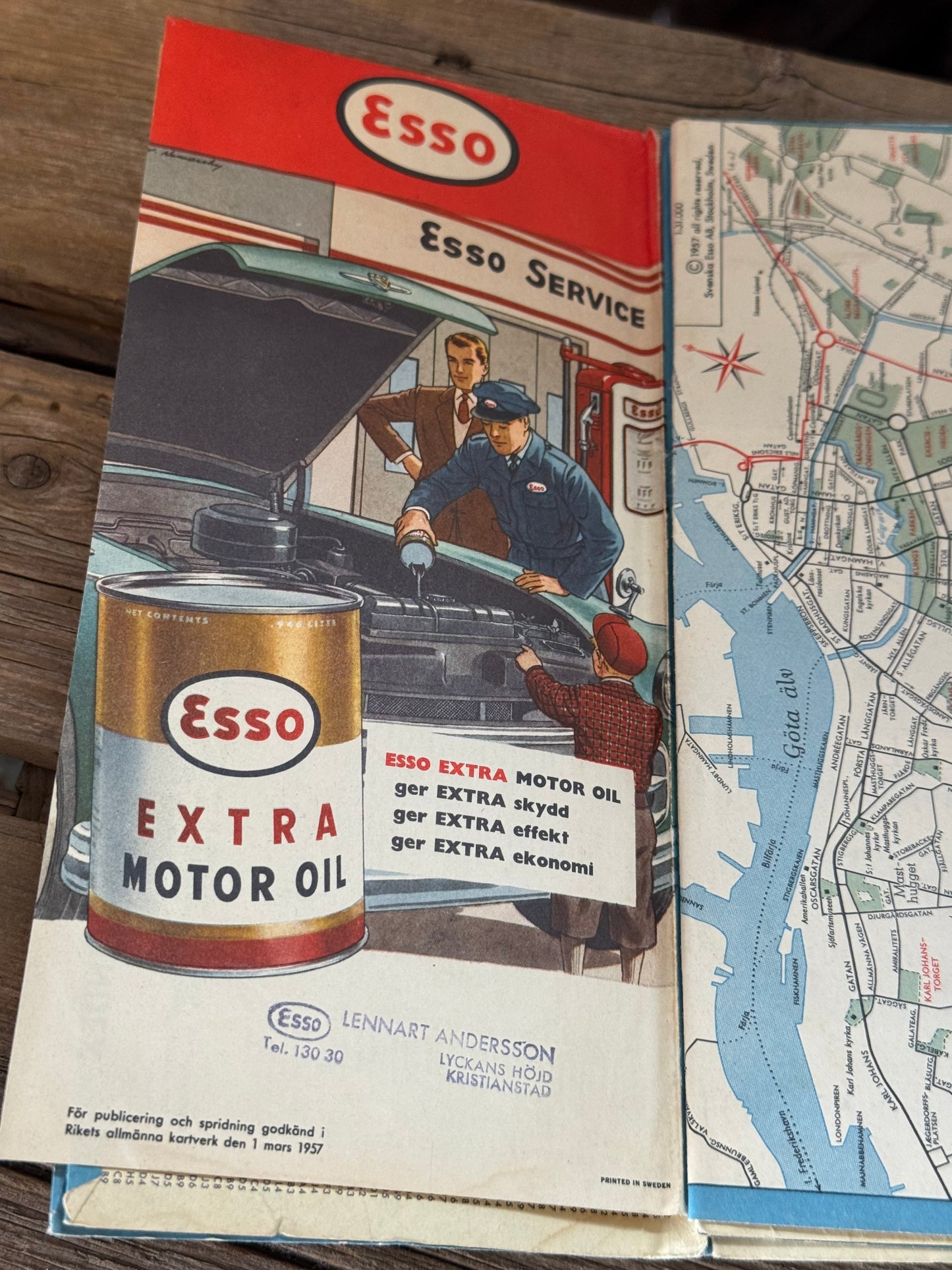 Esso vejkort Sverige