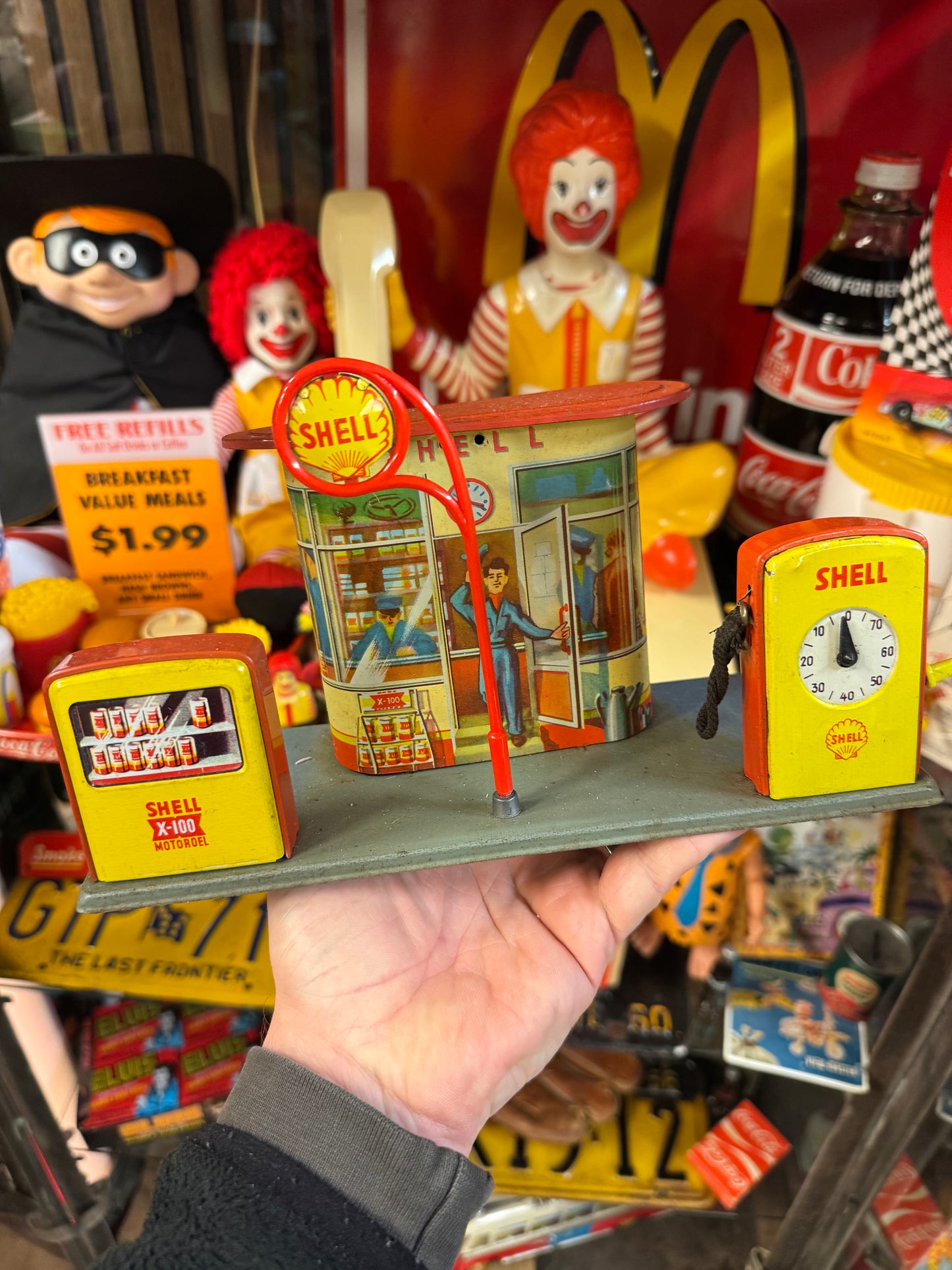 Shell service station
