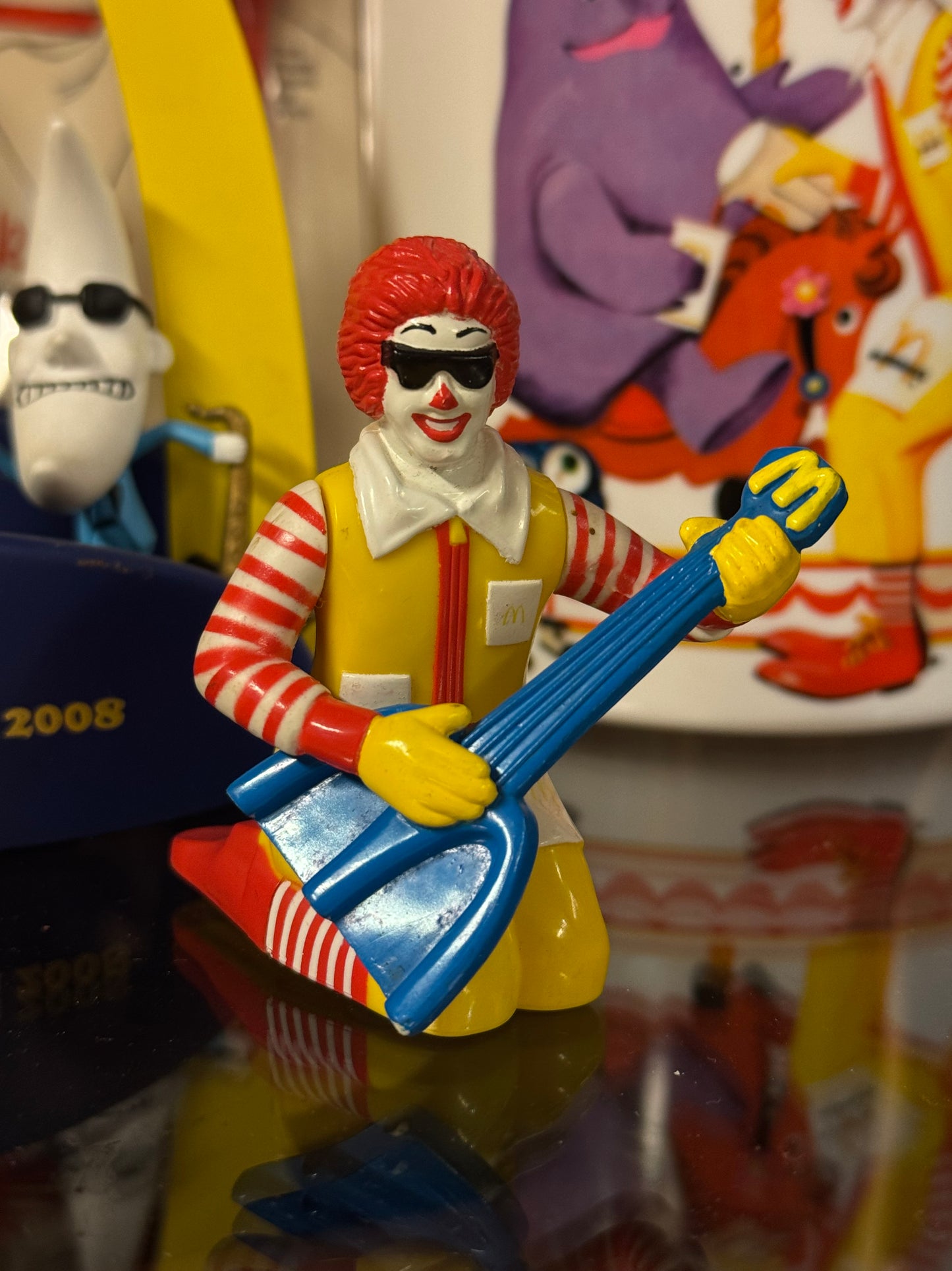 Ronald McDonald guitar player