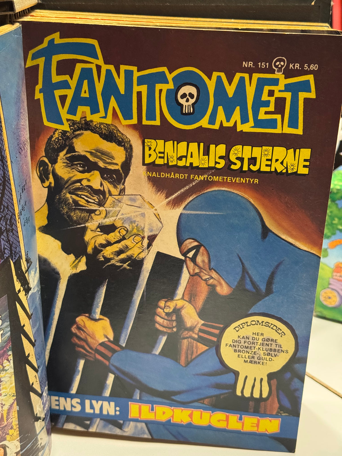Fantomet samlemappe. Nr. 147-158 årgang 1980-1988