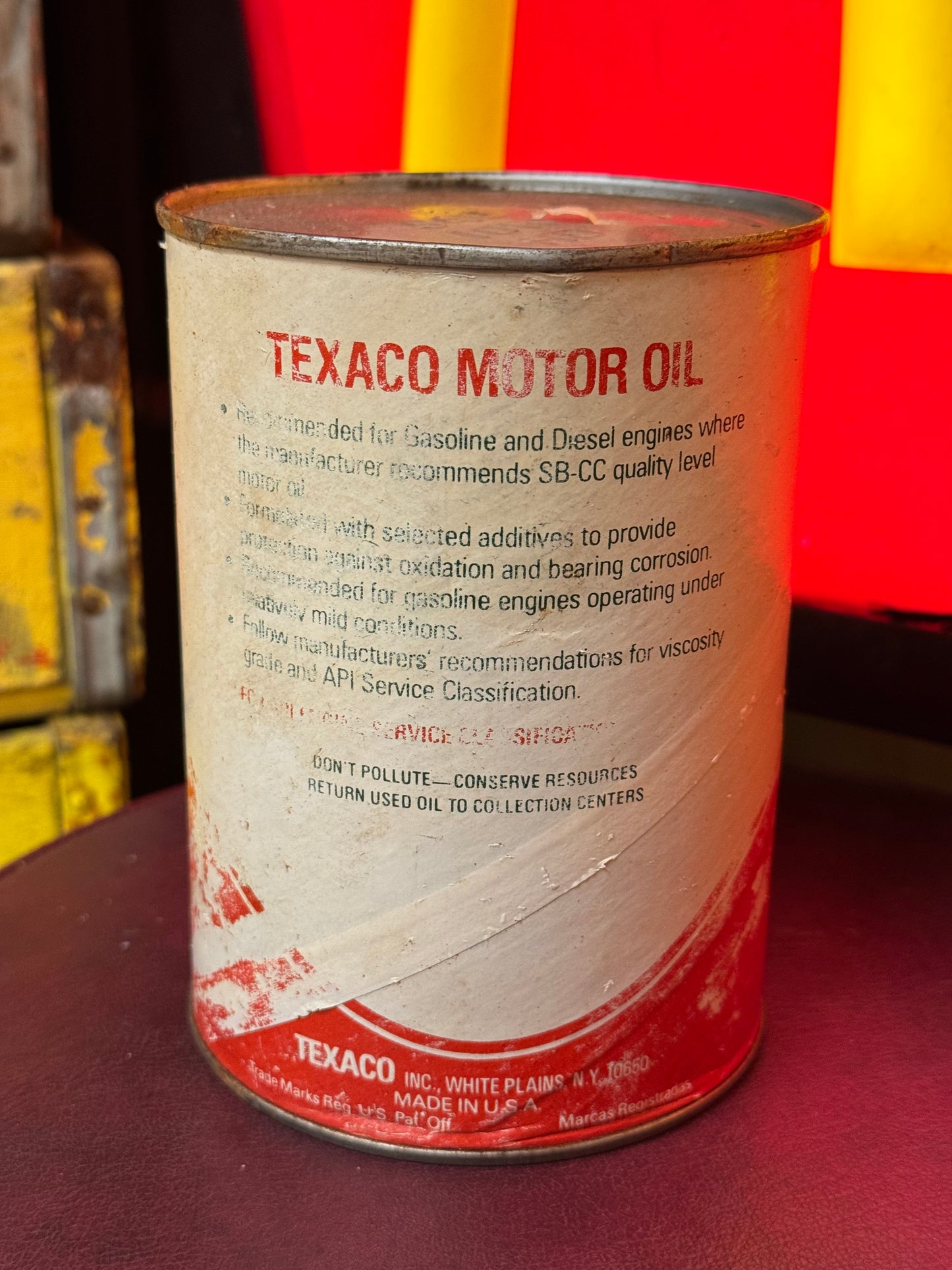 Texaco Motor Oil