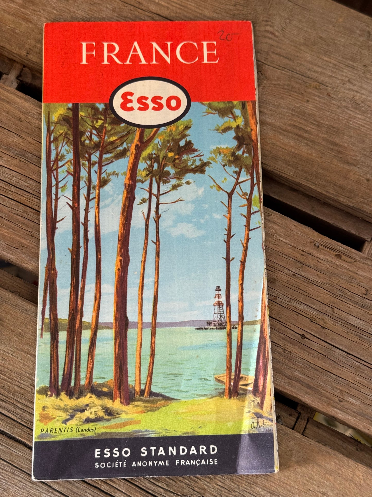 Esso vejkort Frankring
