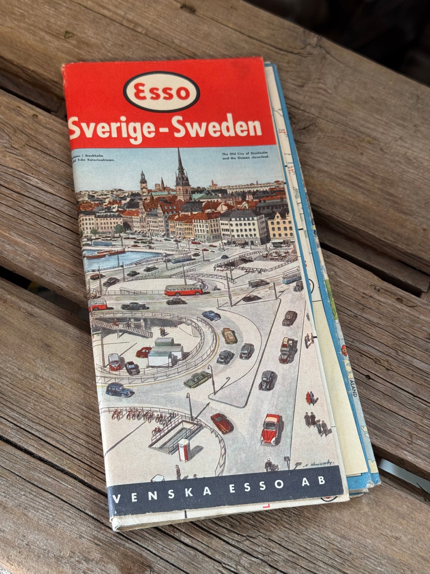 Esso vejkort Sverige