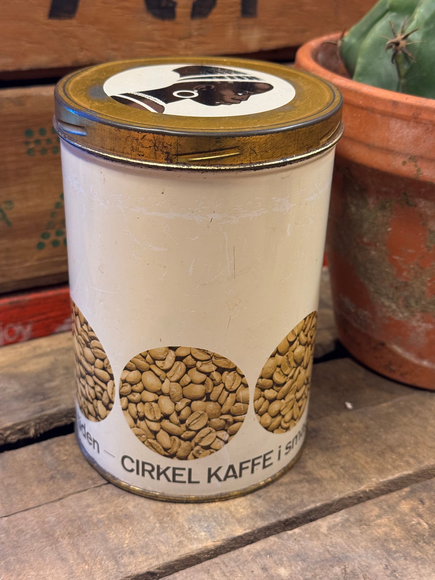 Cirkel Kaffe dåse