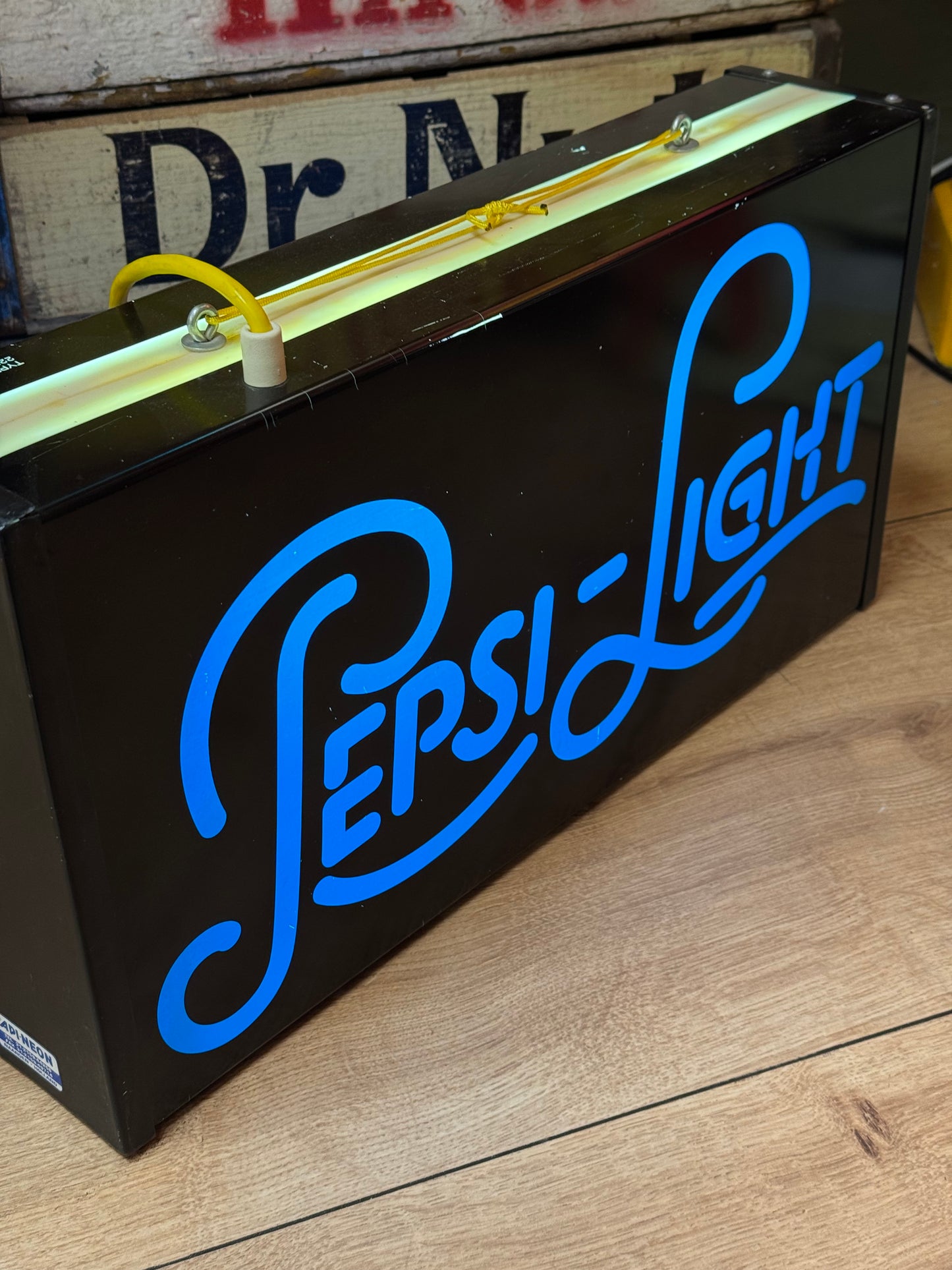 Pepsi light lys skilt