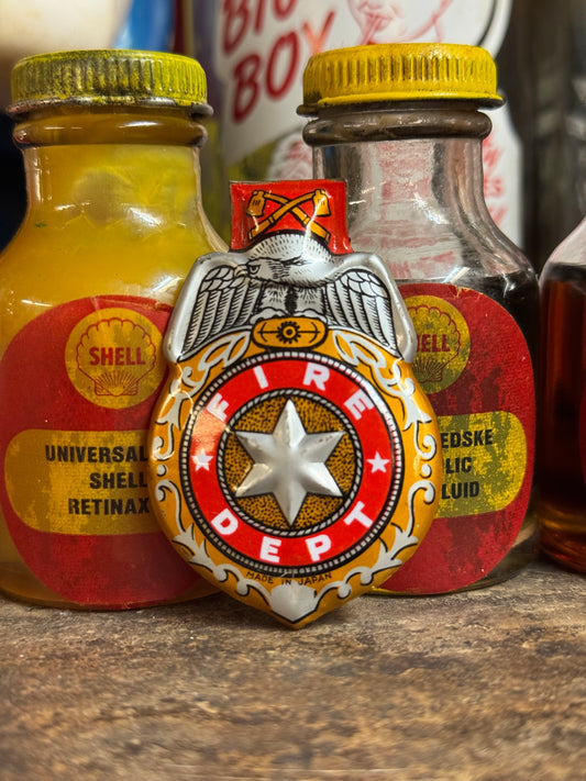 Vintage legetøjsskilt