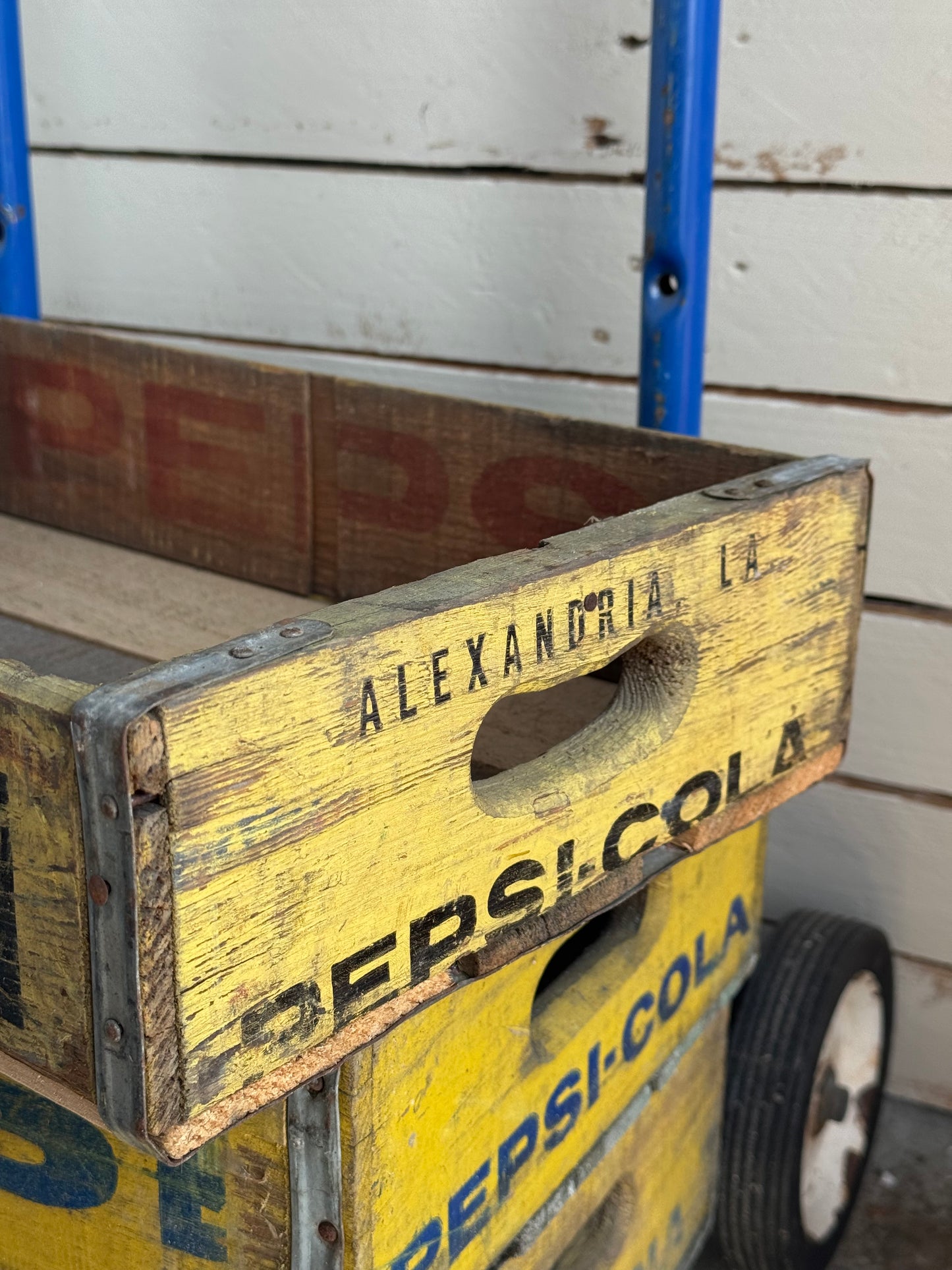 Pepsi Cola kasse - Sort skrift