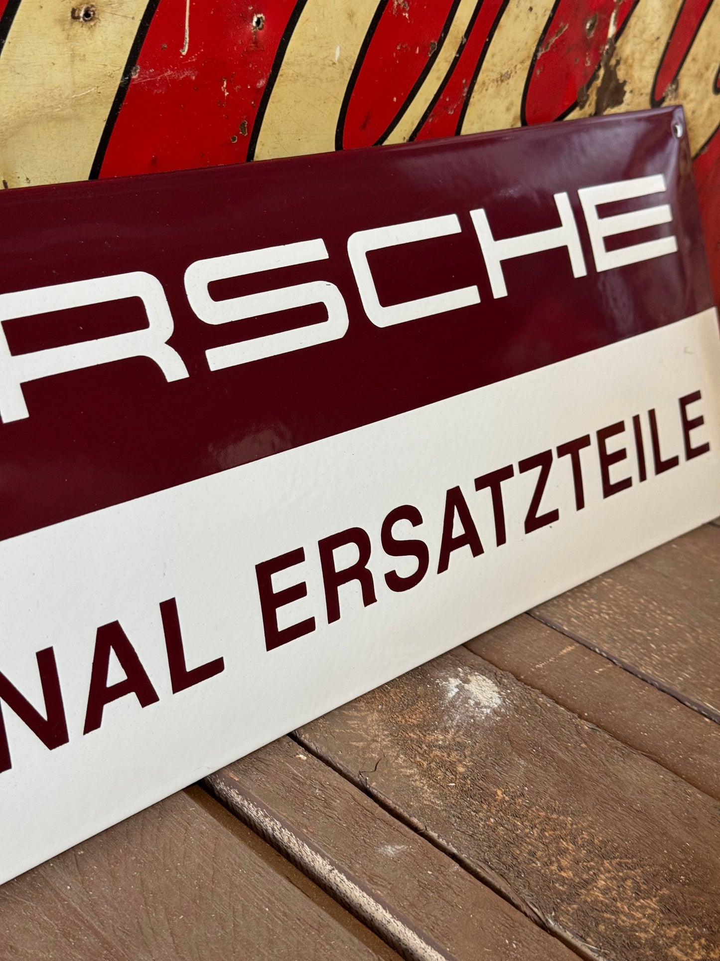 Porsche Emaljeskilt