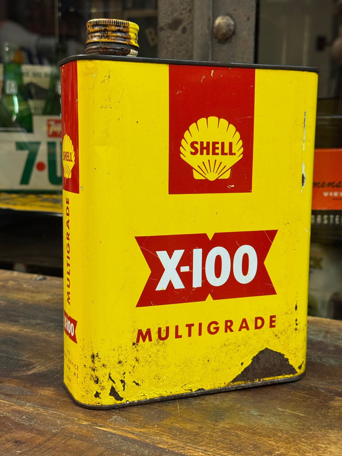 Shell X100 Sticker Shell X-100 multigrade – bedstefarshus