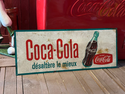 Cola Cola blik skilt Fransk