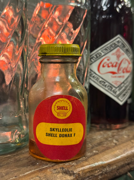 Dansk Shell olieflaske