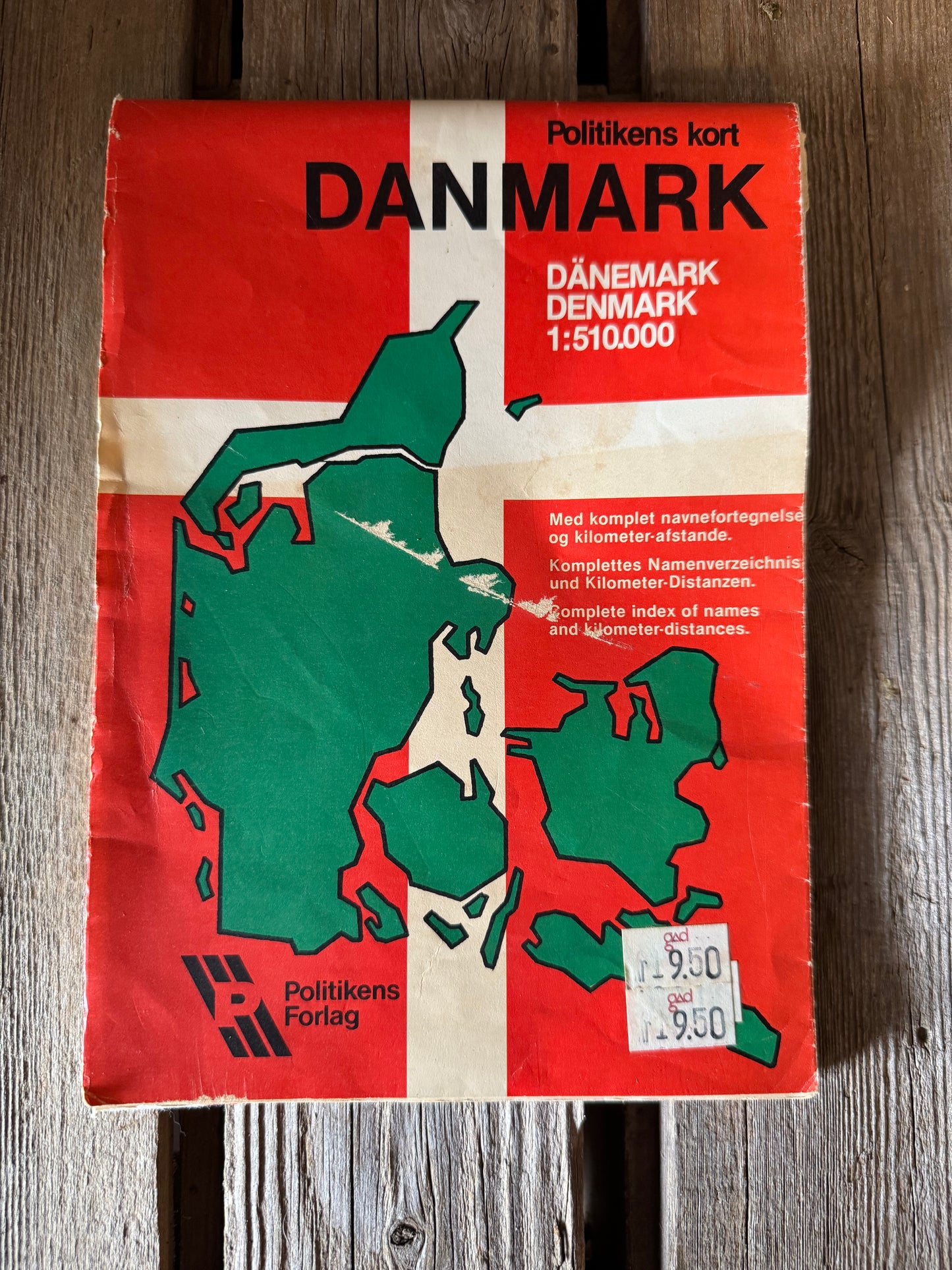 Danmarkskort