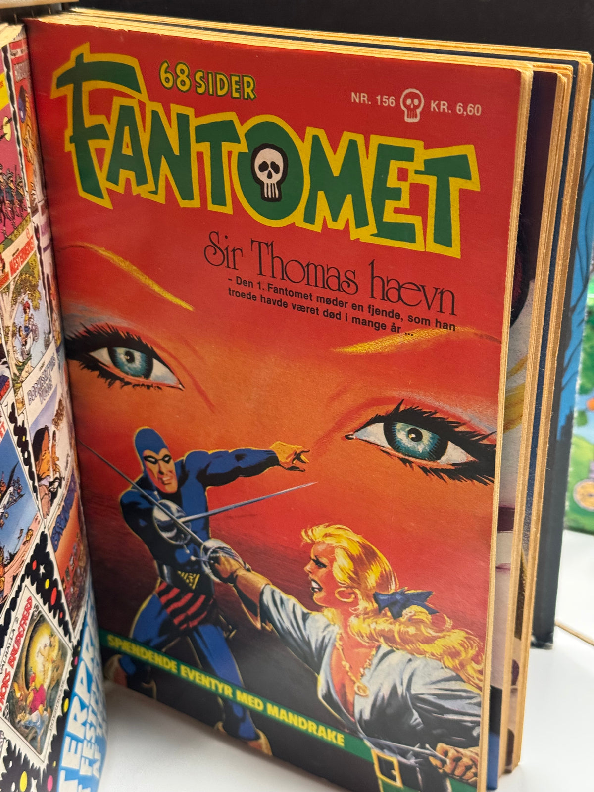 Fantomet samlemappe. Nr. 147-158 årgang 1980-1988