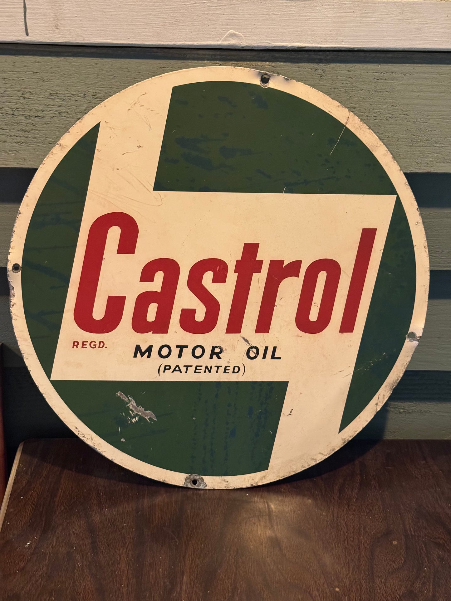 Castrol blikskilt
