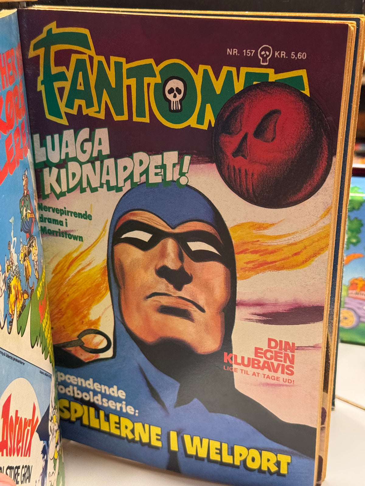 Fantomet samlemappe. Nr. 147-158 årgang 1980-1988