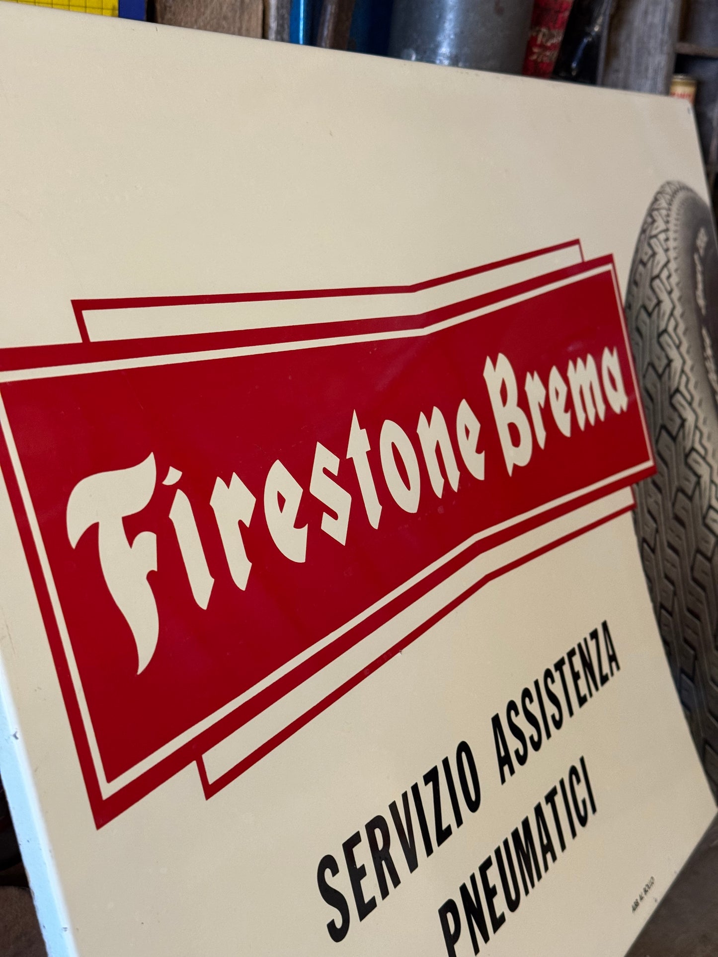 Firestone Emaljeskilt 1960erne