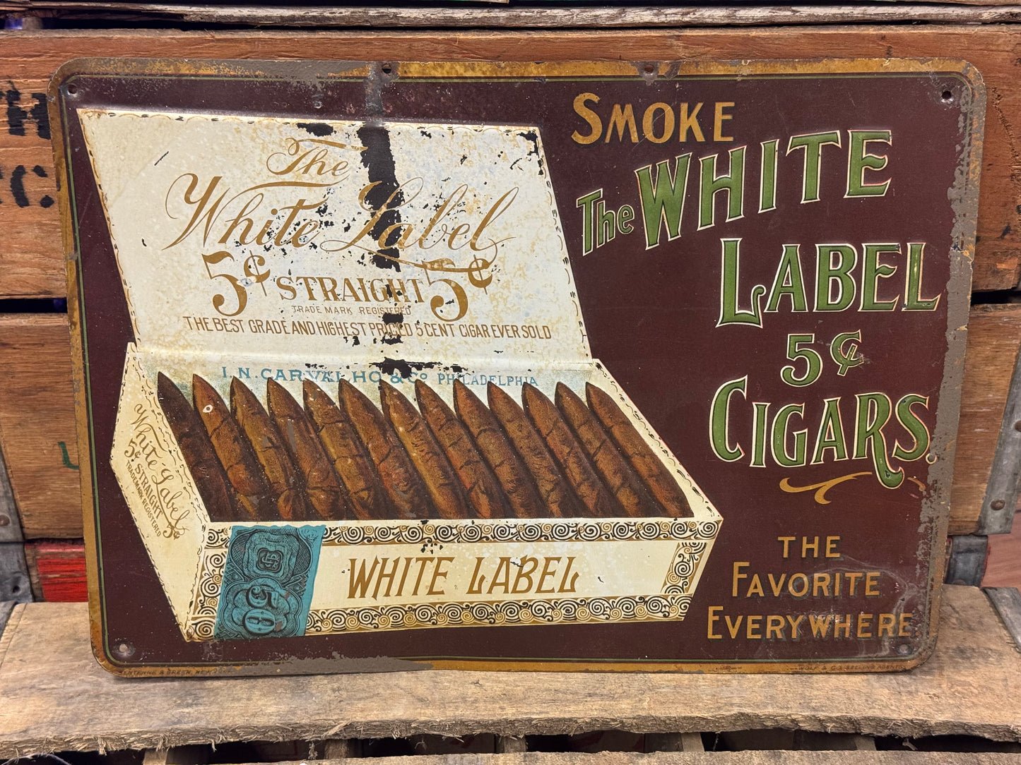 Cigar blikskilt