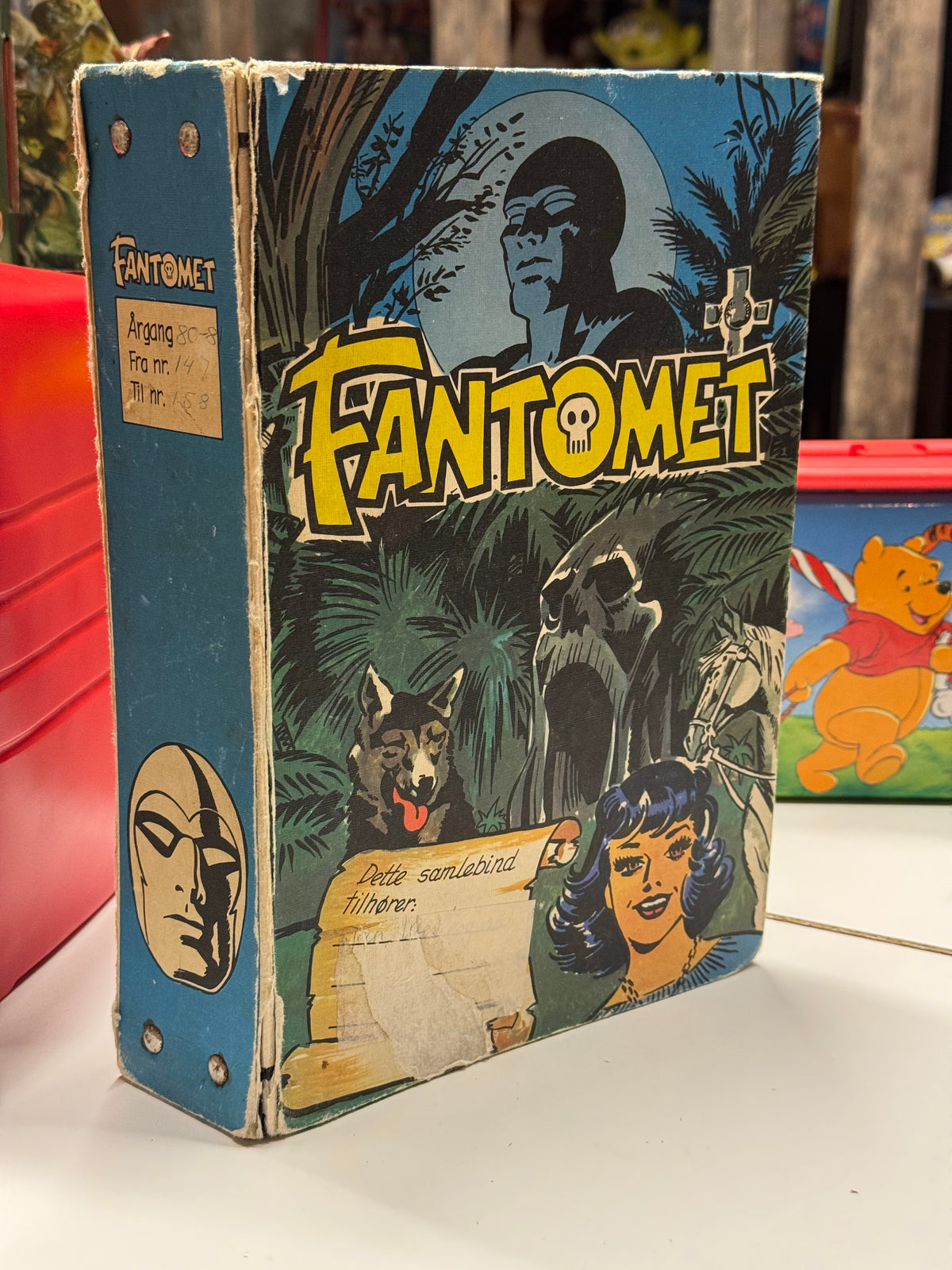 Fantomet samlemappe. Nr. 147-158 årgang 1980-1988