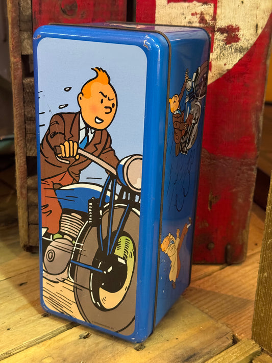 Tintin blå box