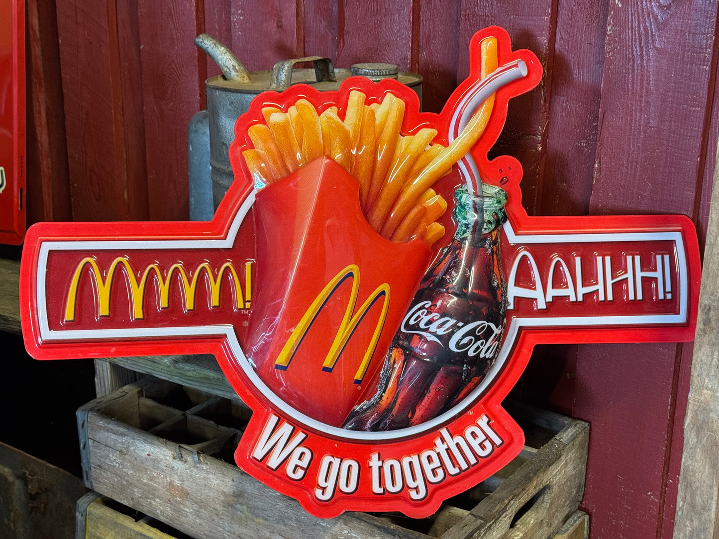 McDonalds relief skilt 1992