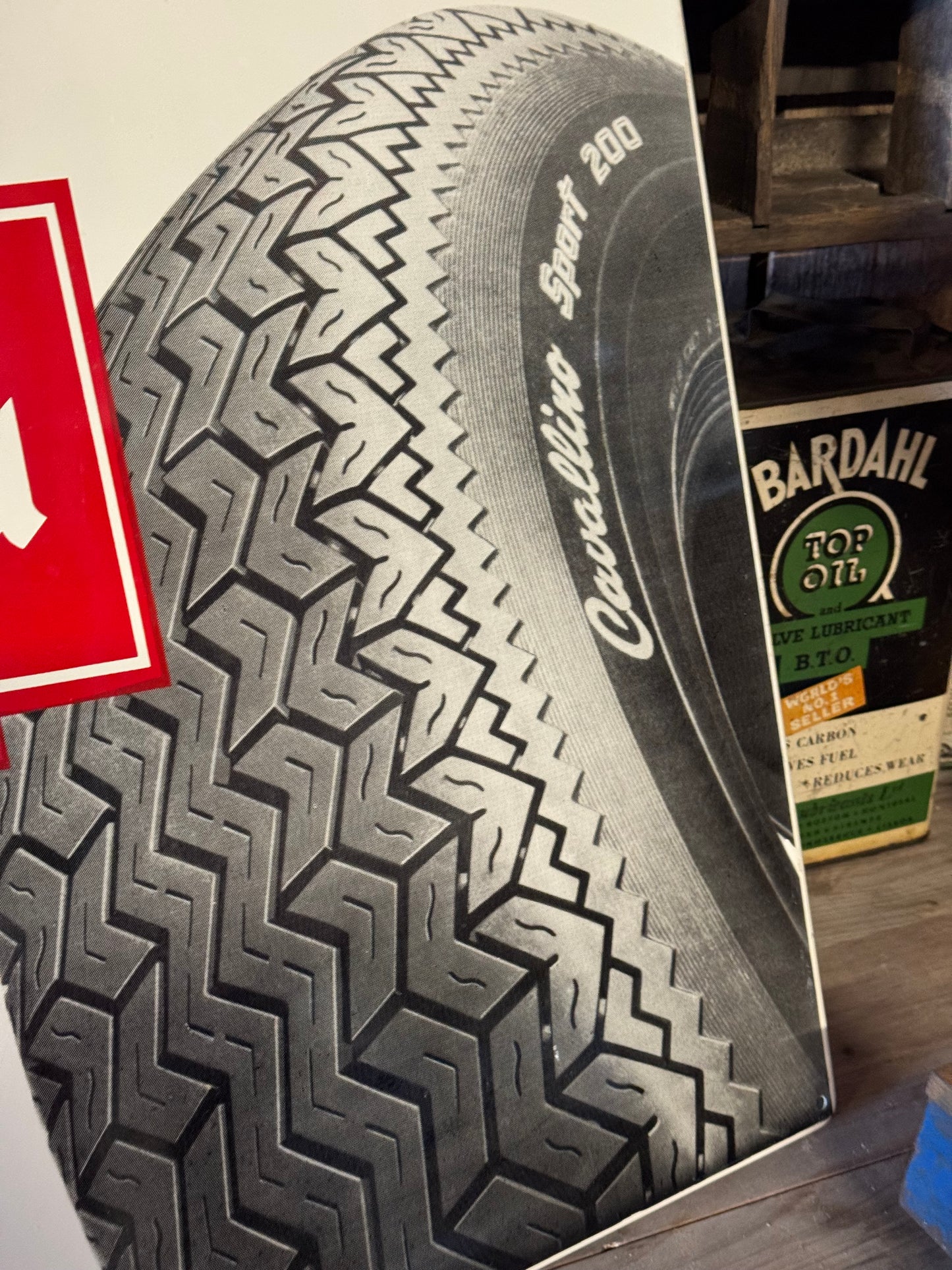 Firestone Emaljeskilt 1960erne