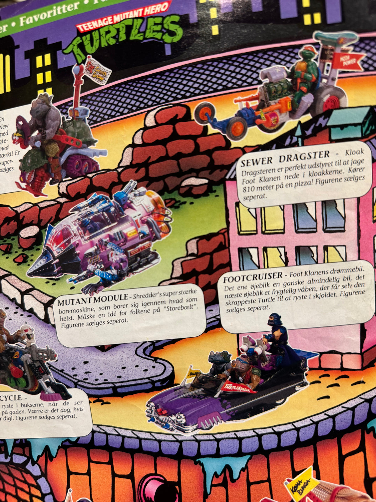 TMNT reklameblad Dansk