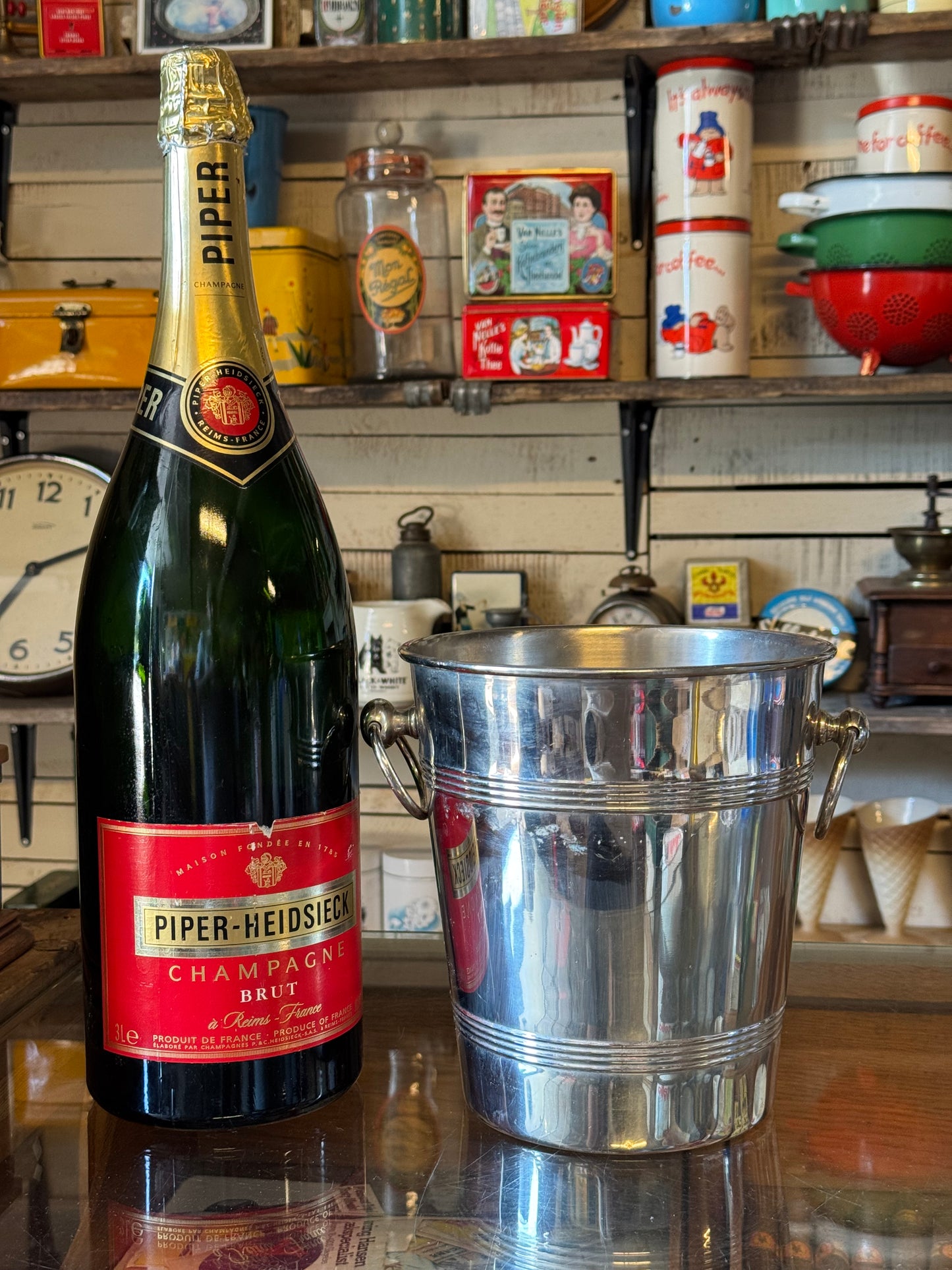 Champagne spand + Flaske