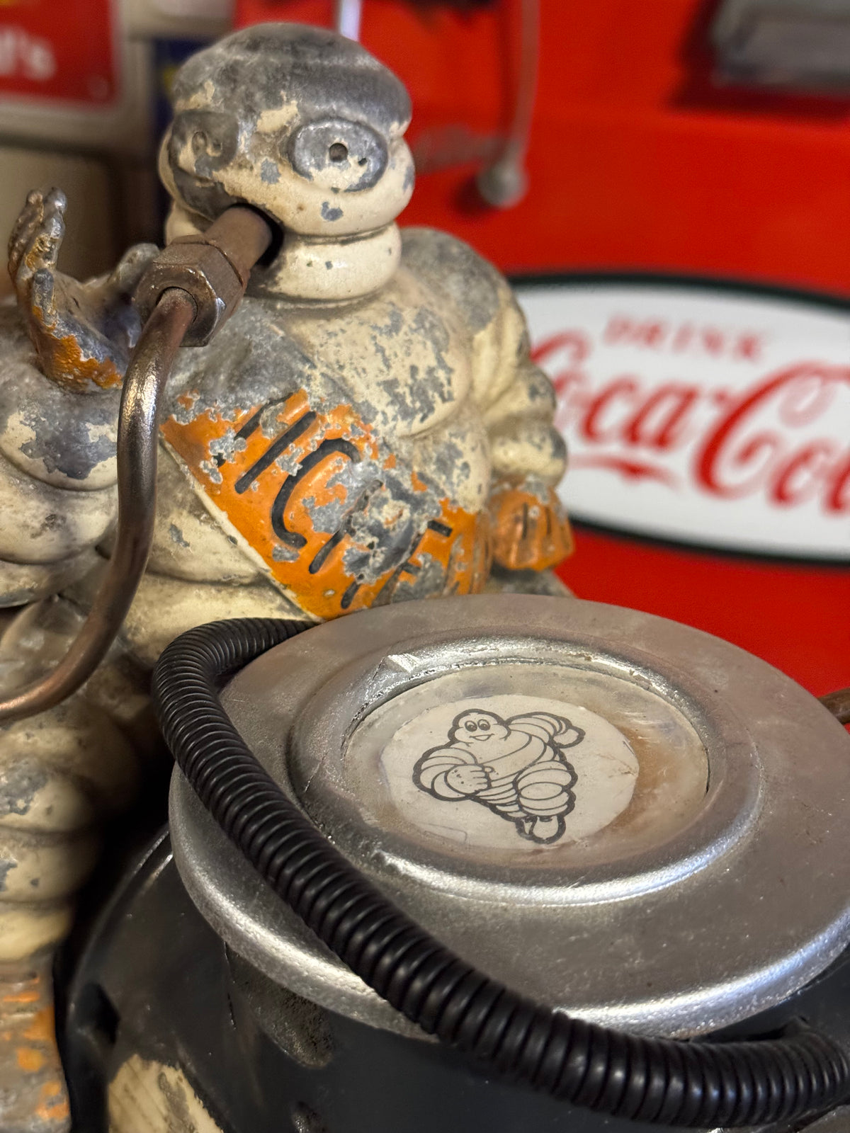 Michelin Bibendum-luftkompressor 1920-1930erne