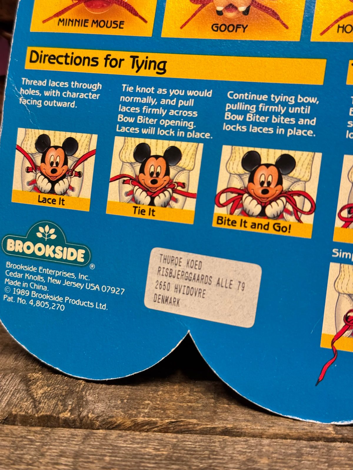 Mickey Mouse Bow Biters 1989