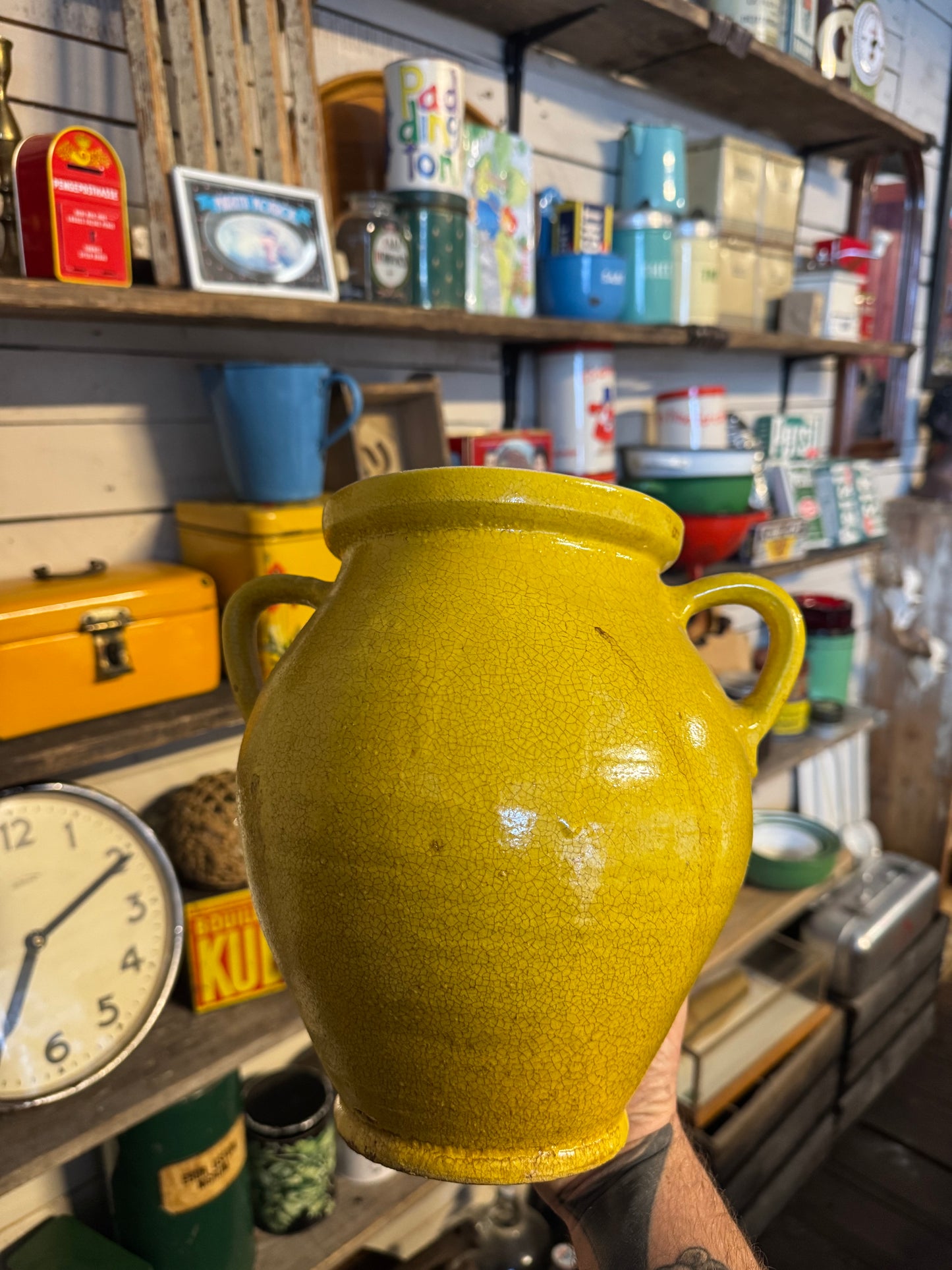Keramik vase gul