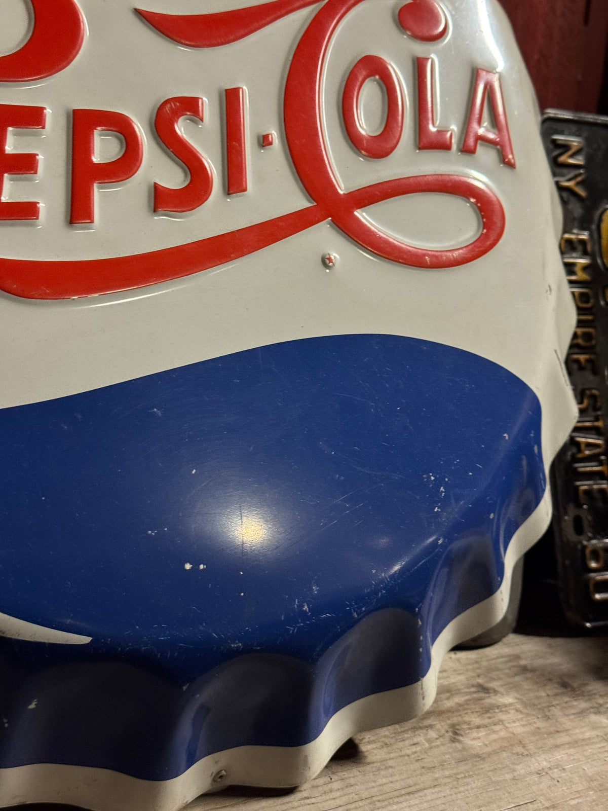 Pepsi Cola blikskilt 1950/60s