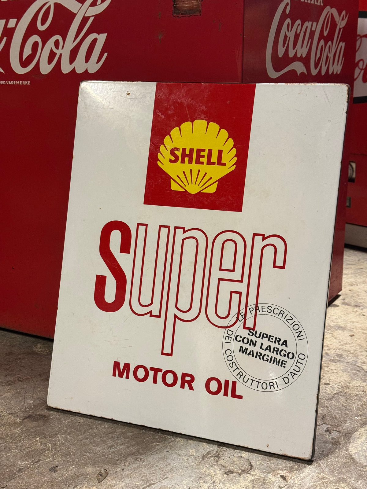 Shell Emaljeskilt